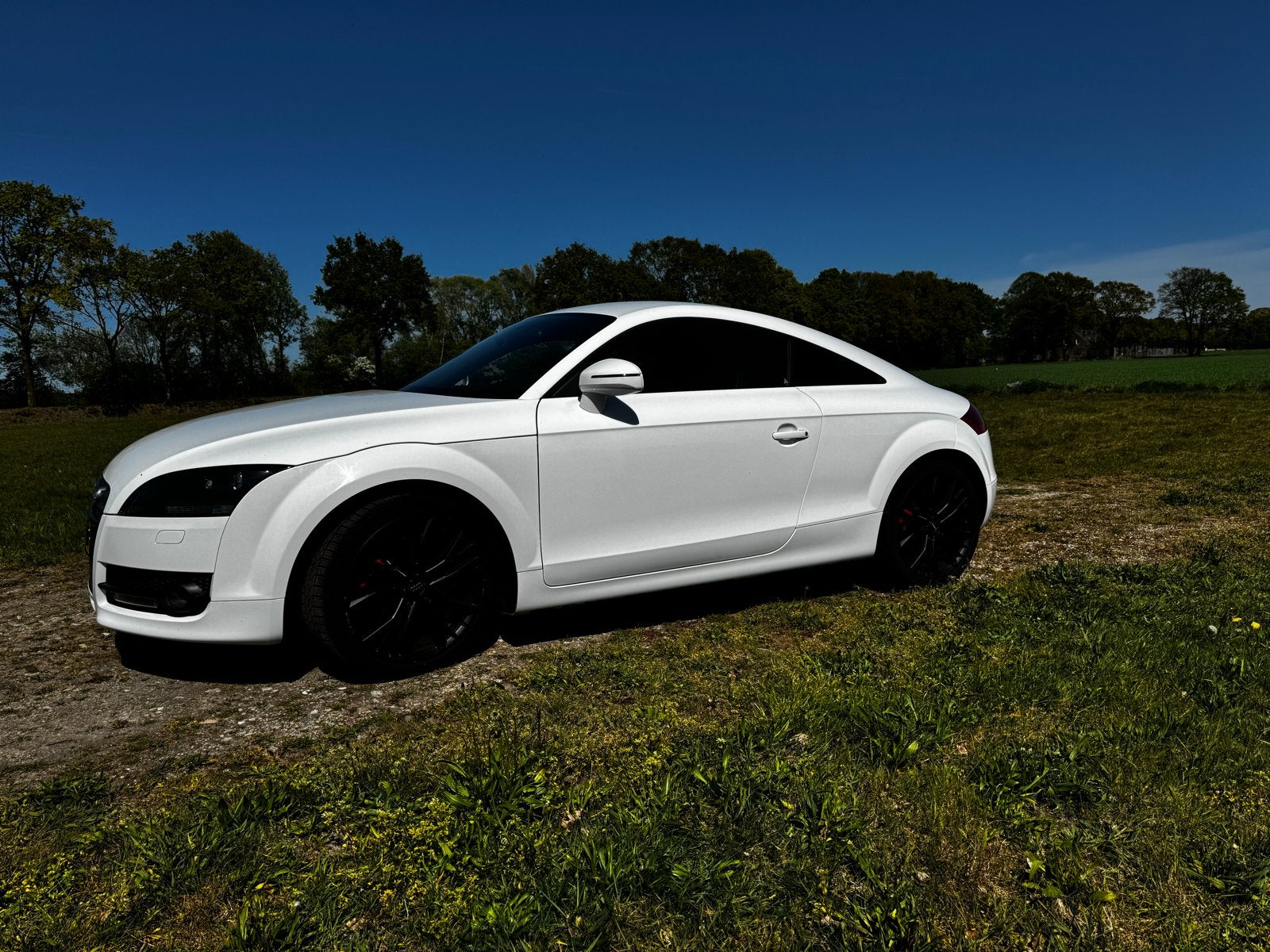 Audi TT 2.0 Tfsi Coupe 147KW 2008 Wit, Auto's, TT, Zwart, 4 cilinders, 1984 cc