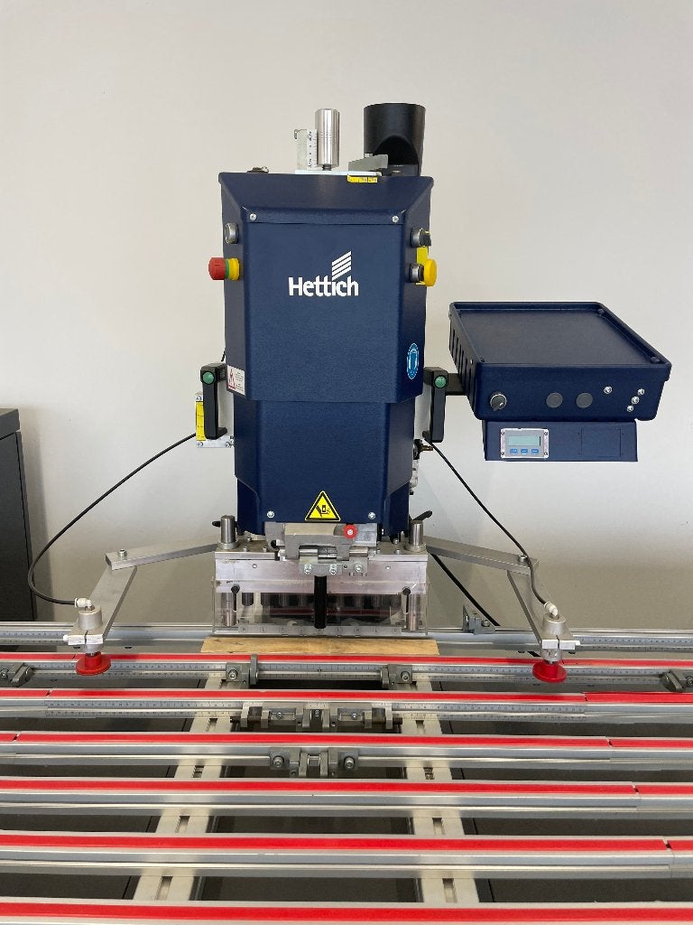 Hettich Blue Max Plus voor meubelbeslag, Zo goed als nieuw, Bovenfrees, Elektrisch, Ophalen