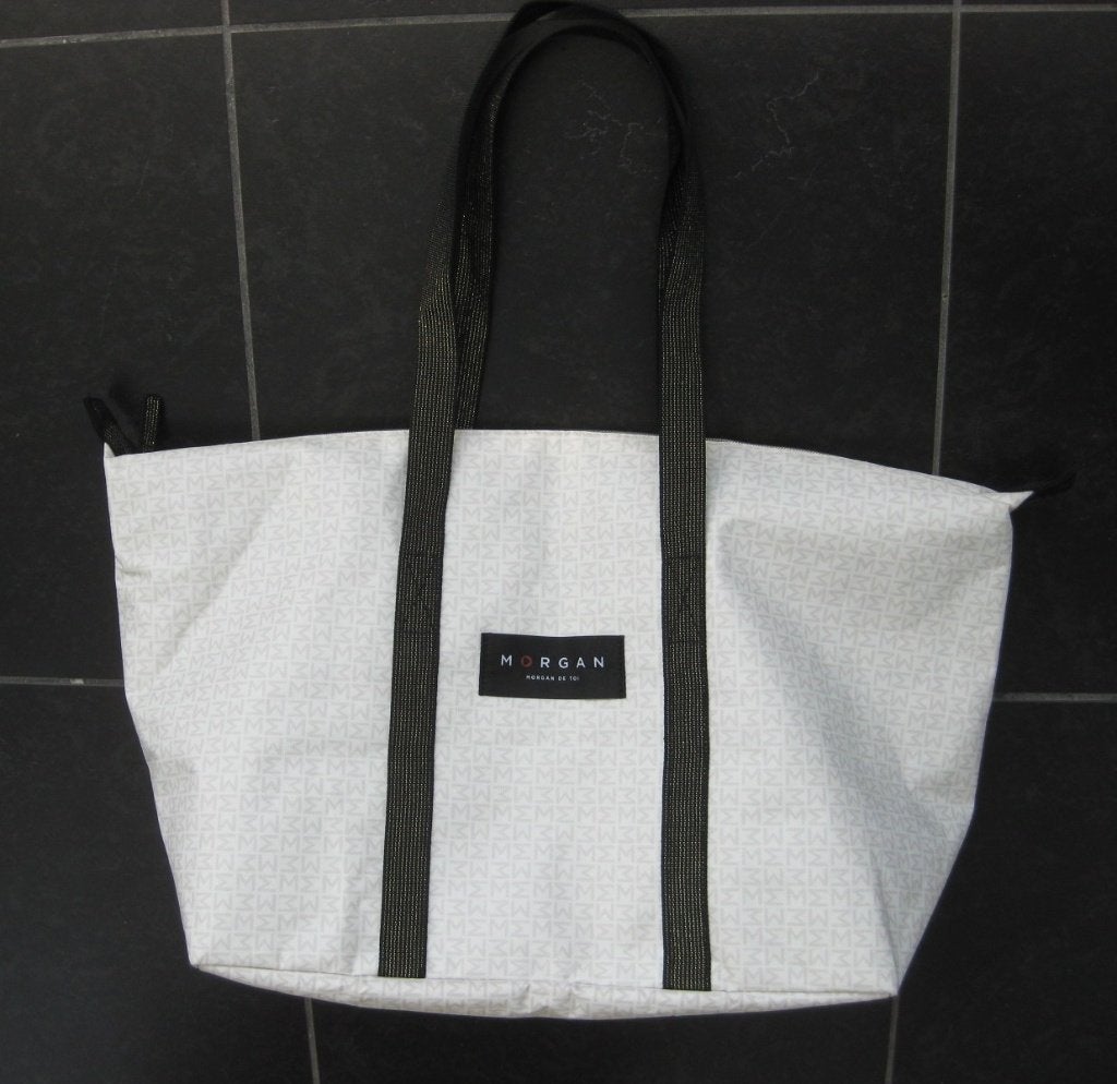 Morgan de Toi shopper, tas met hengsels, creme zwart goud, Ophalen of Verzenden, Nieuw, Wit, Shopper