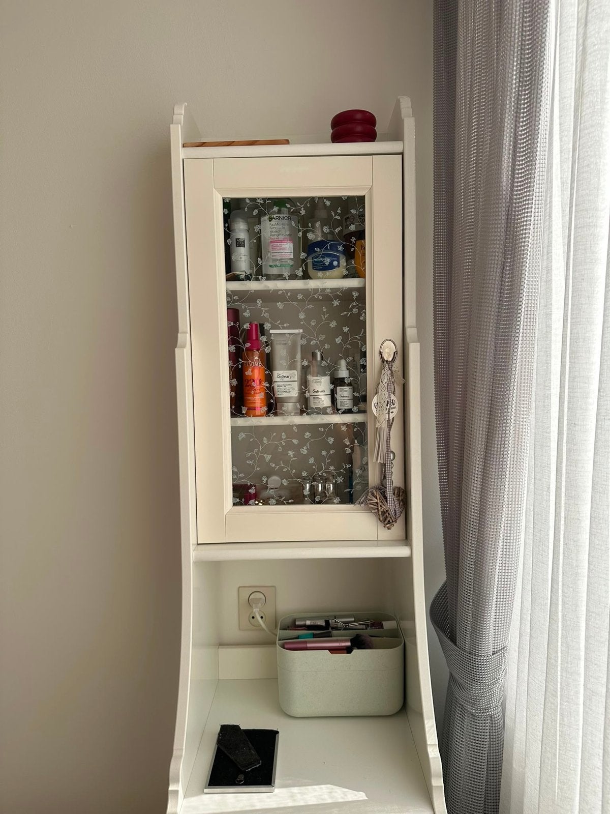 Wit bureau met lades en kastje - IKEA Hemnes stijl, Ophalen, Gebruikt, IKEA, Computerbureau