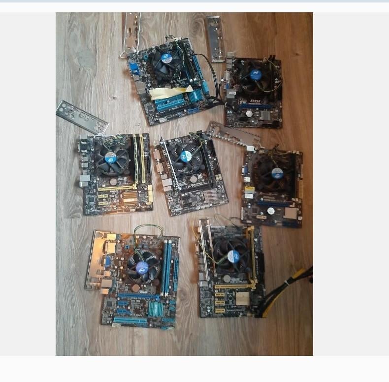 Partij moederborden mainboards intel, Computers en Software, Moederborden, Ophalen, Gebruikt, DDR3, Micro-ATX