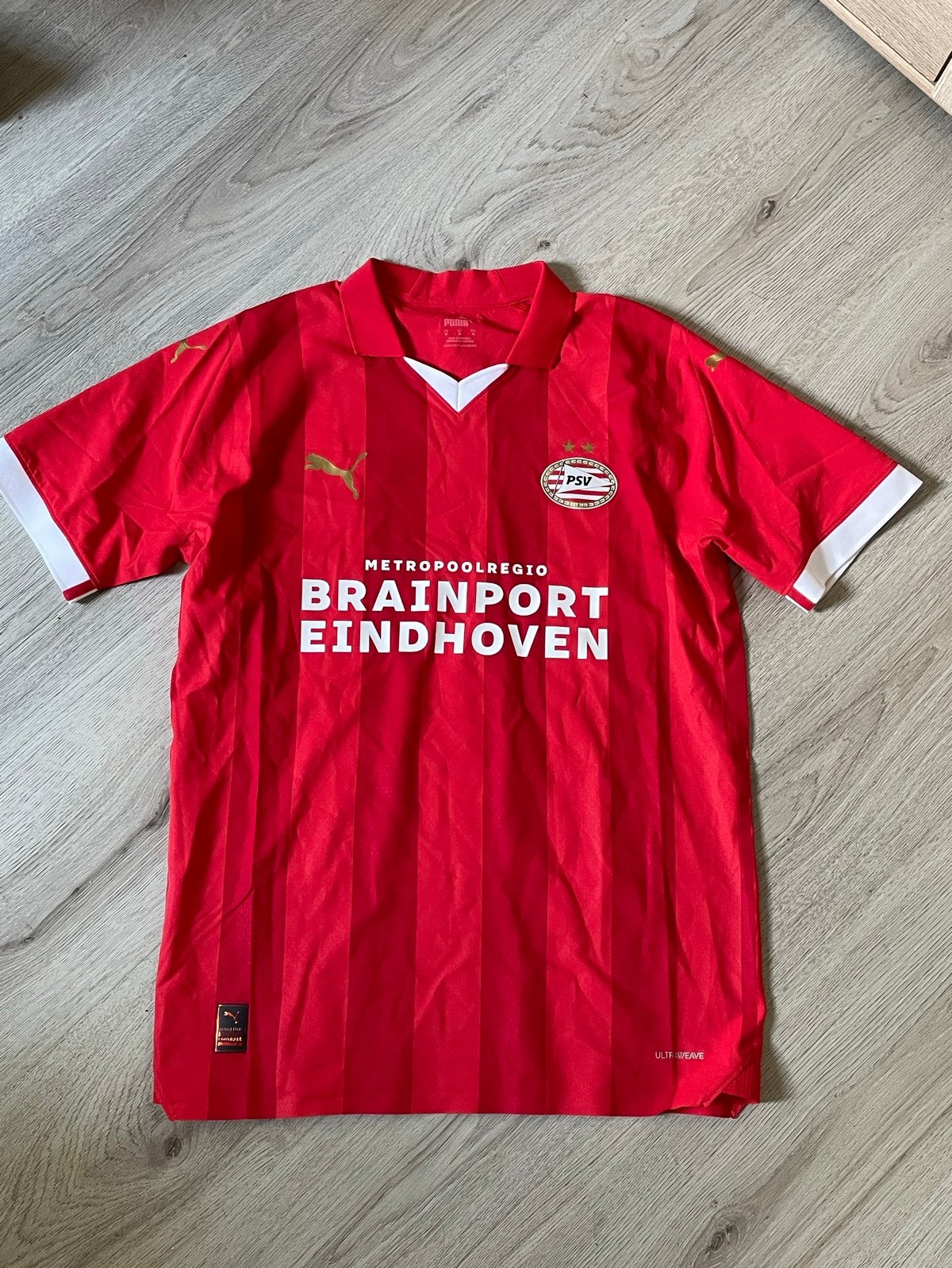 PSV Thuisshirt (wedstrijdversie) 2023/2024 Maat M, Maat M, Ophalen of Verzenden, Zo goed als nieuw, Shirt
