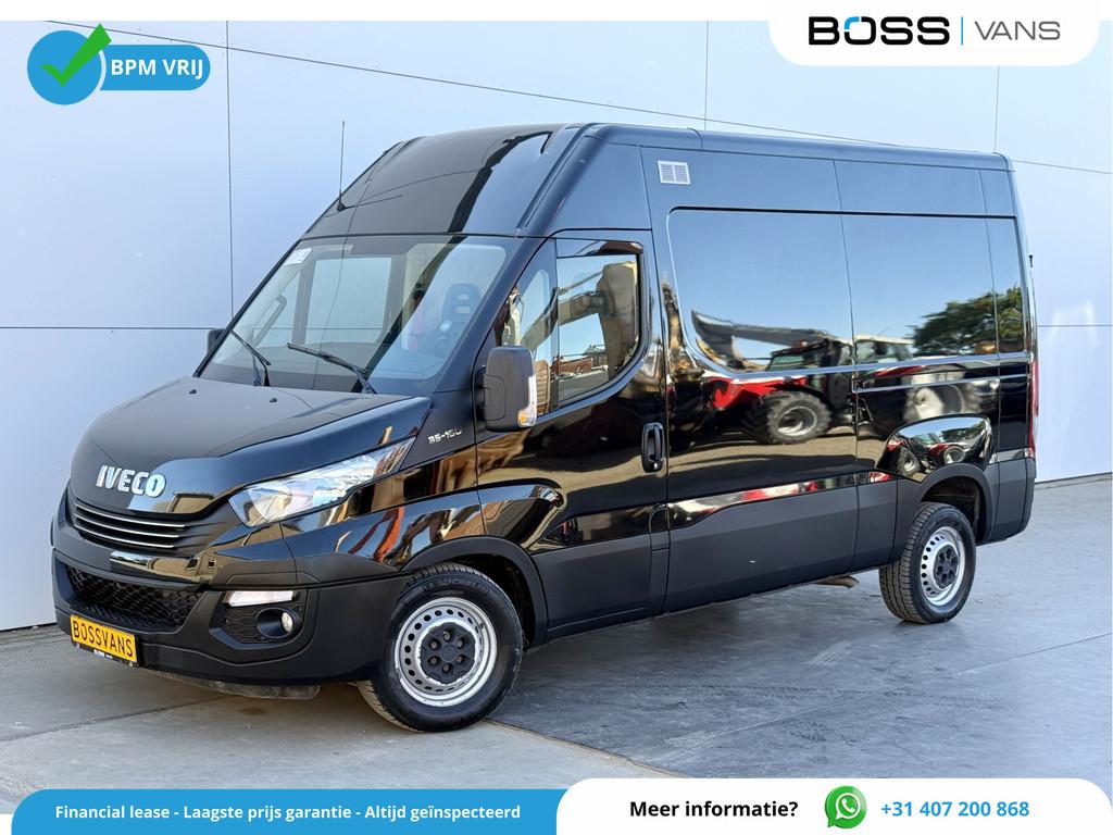 Iveco Daily 35S16 2.3 Automaat L2H2 Airco Cruise Control Nav, Auto's, Automaat, Achterwielaandrijving, Gebruikt, Zwart