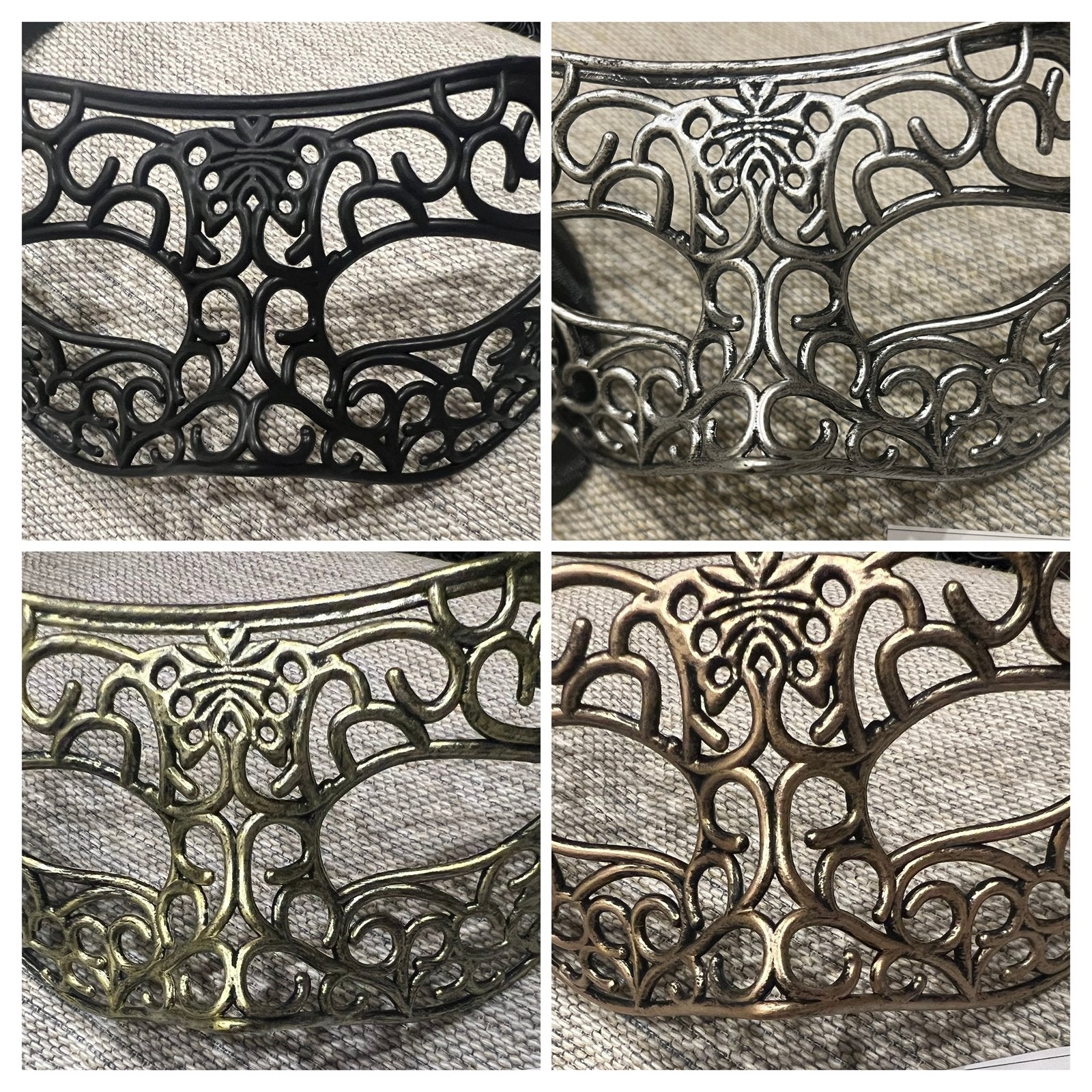 Venetiaanse Maskers - goud zilver zwart of brons, Hobby en Vrije tijd, Ophalen of Verzenden, Nieuw, Versiering