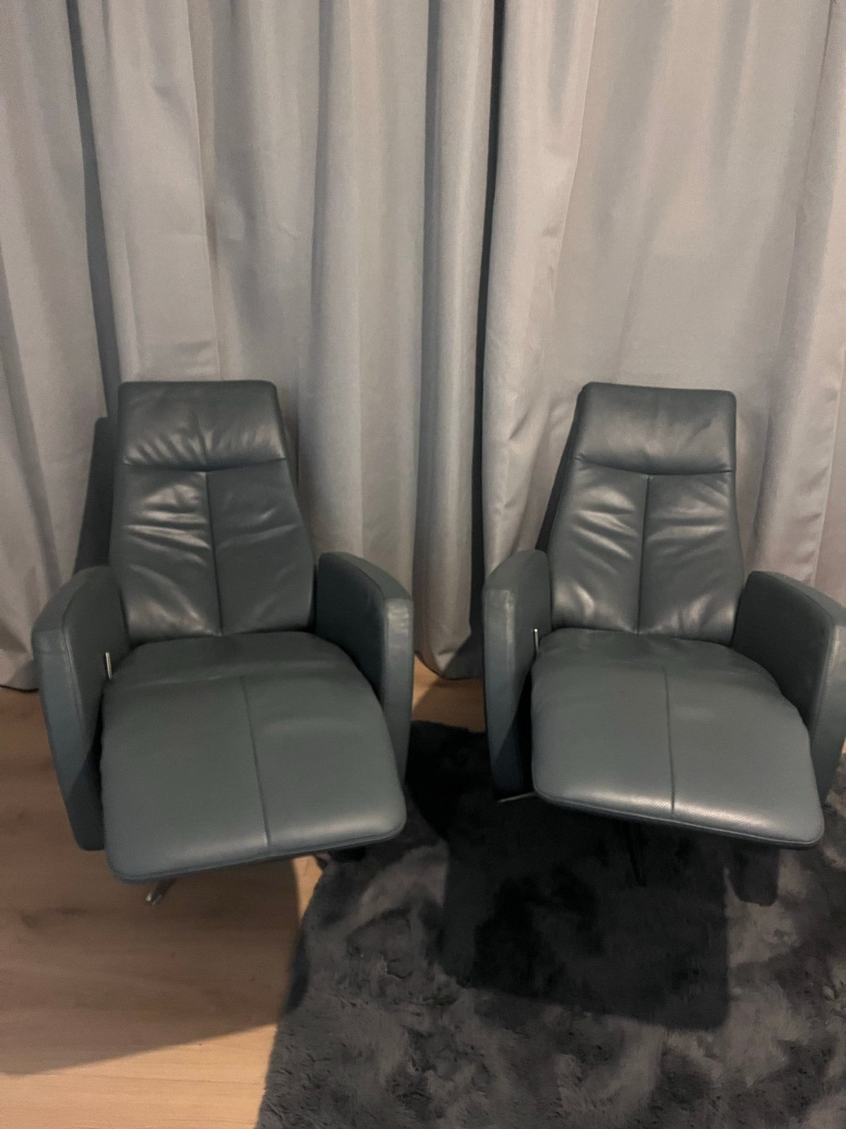 Twee Gealux relaxfauteuils - Zo goed als nieuw, Ophalen, Twee, Overige kleuren, Leer