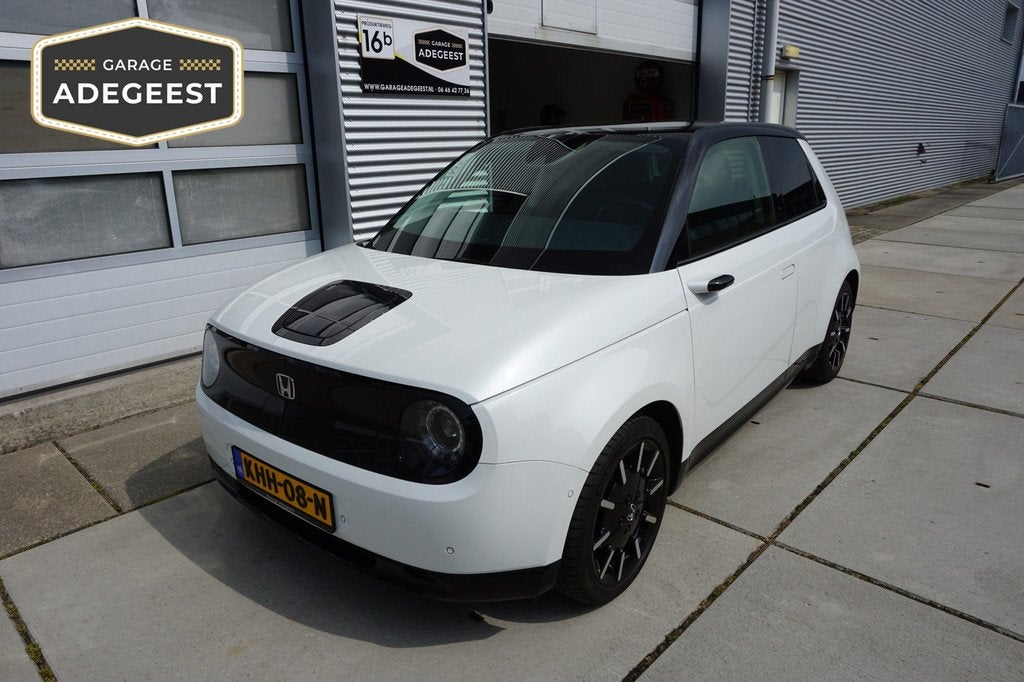 Honda E Advance 17" |Navi|Carplay|PDC V+A|Dodehoek|360 Camer, Auto's, Gebruikt, 4 stoelen, Wit, Grijs