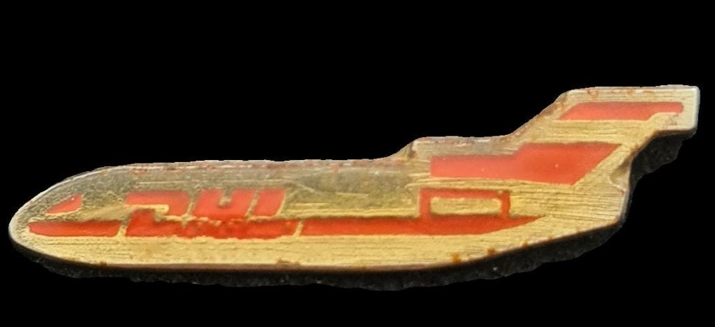 DHL vliegtuig pin 2, Verzenden, Nieuw, Transport, Speldje of Pin
