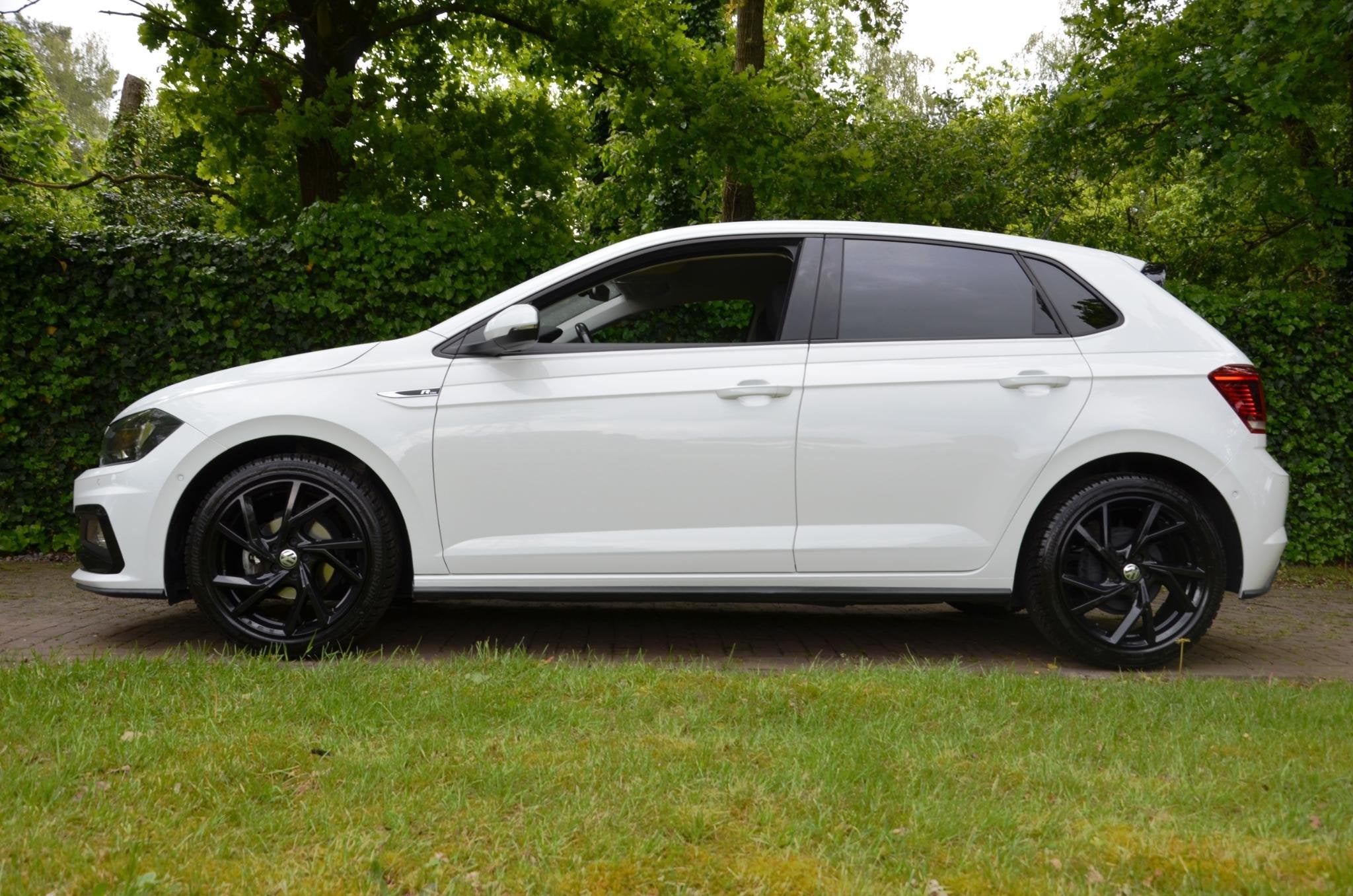 Volkswagen Polo 1.0 TSI Highline Business R Line Navi/Ecc/Pd, Auto's, Voorwielaandrijving, Stof, Gebruikt, 95 pk