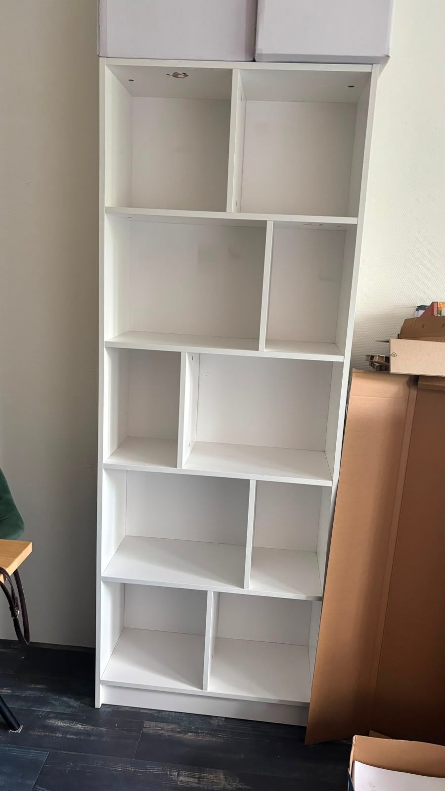 Witte vakkenkast Jysk, Ophalen, Gebruikt, 50 tot 100 cm, 150 tot 200 cm