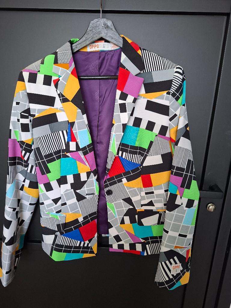 opposuits dames colbertje kleurijk, Kleding | Dames, Opposuits, Ophalen of Verzenden, Zo goed als nieuw