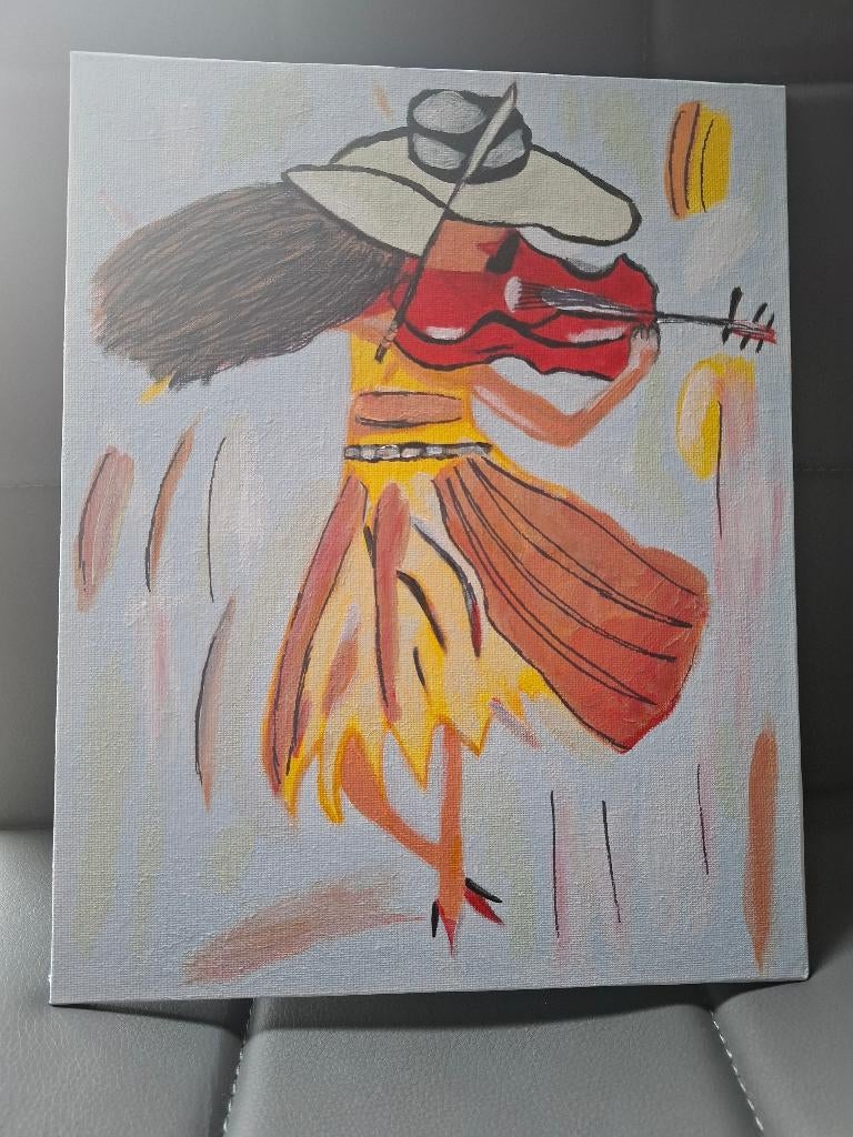 Vrouw op viool, Verzenden, Nieuw