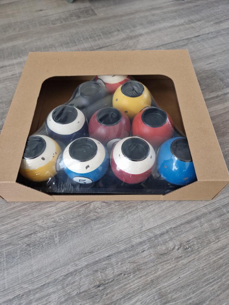 Living & Style Poolballen waxinelicht houder - Nieuw in Doos, Huis en Inrichting, Woonaccessoires | Kandelaars en Kaarsen, Nieuw