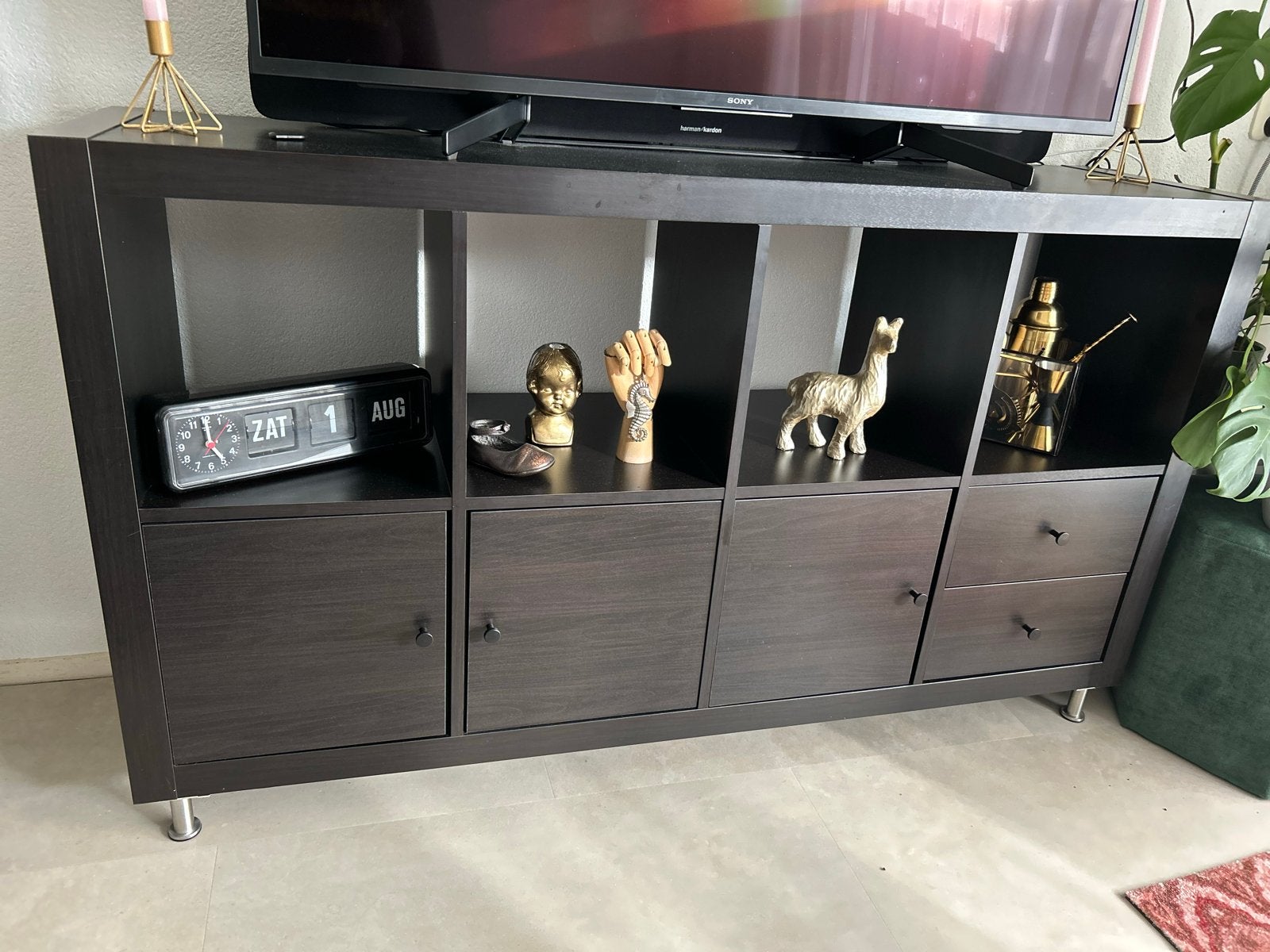 IKEA Kallax Kast 8 vakken, Ophalen, Gebruikt, 150 tot 200 cm, Minder dan 100 cm