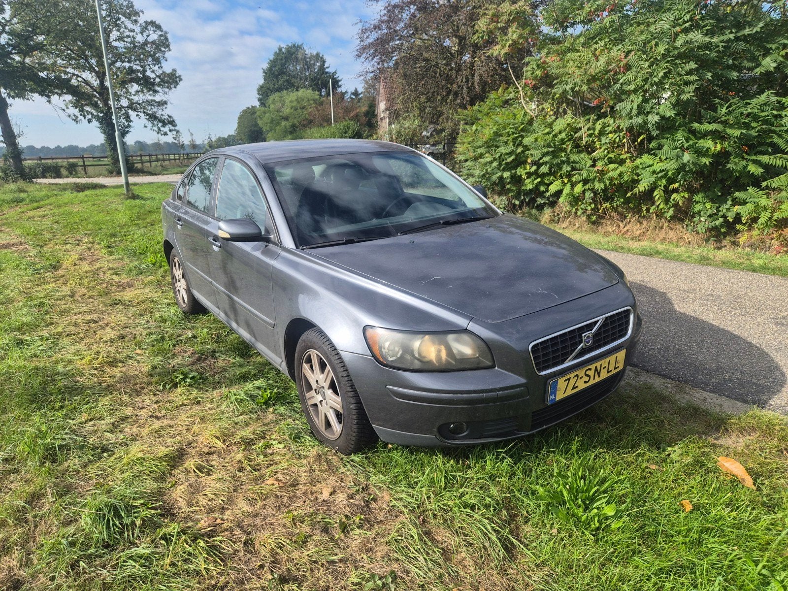 Volvo S40 2.4, automaat, 2006, youngtimer, leer, nwe APK, Zwart, 700 kg, 2435 cc, Particulier