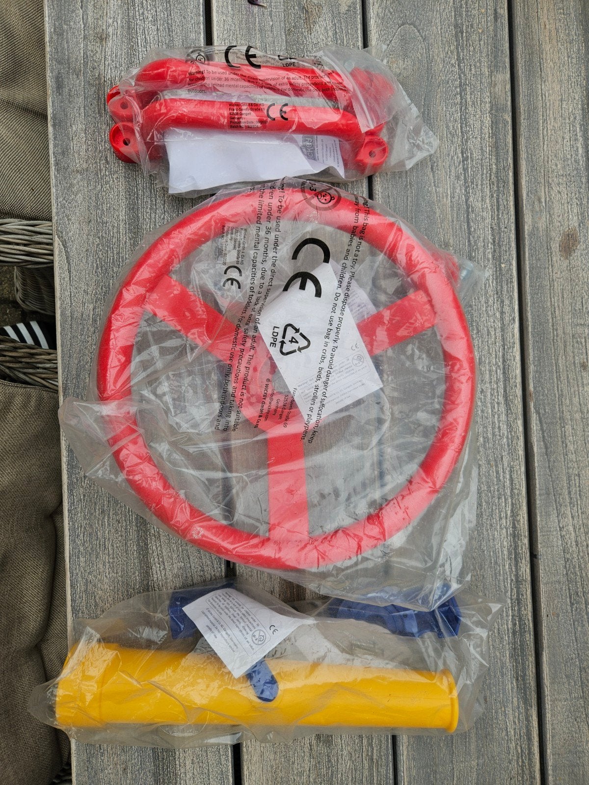 Wickey accessoires: stuur, verrekijker en handvaten, Ophalen, Nieuw