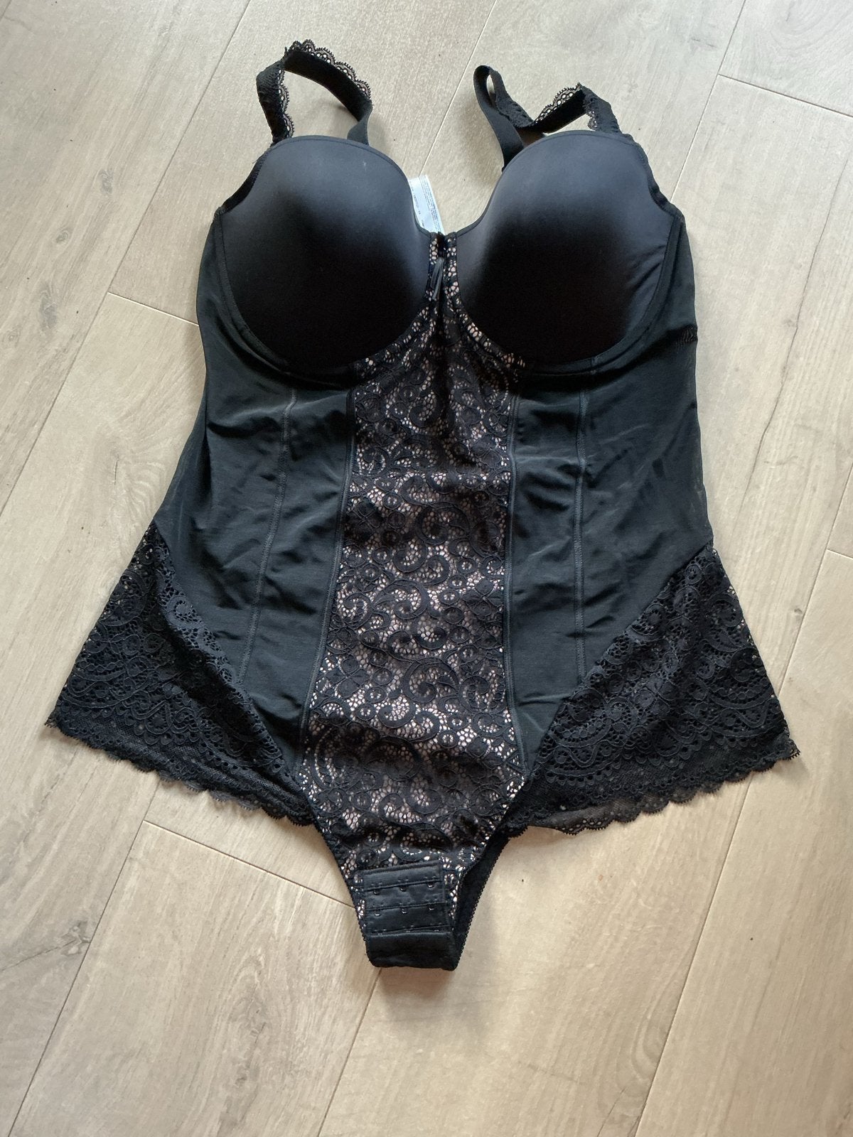 Prima Donna Twist Body Zwart Kant Maat 90D, Ophalen, Zwart, Body of Korset