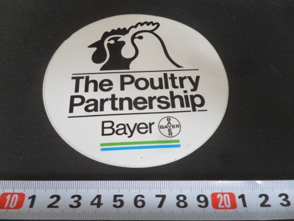 sticker The Poultry Partnership  BAYER, Ophalen of Verzenden, Zo goed als nieuw