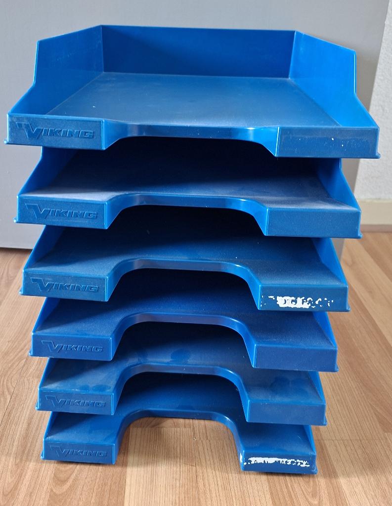 6 brievenbakjes blauw Viking, Diversen, Ophalen of Verzenden, Zo goed als nieuw