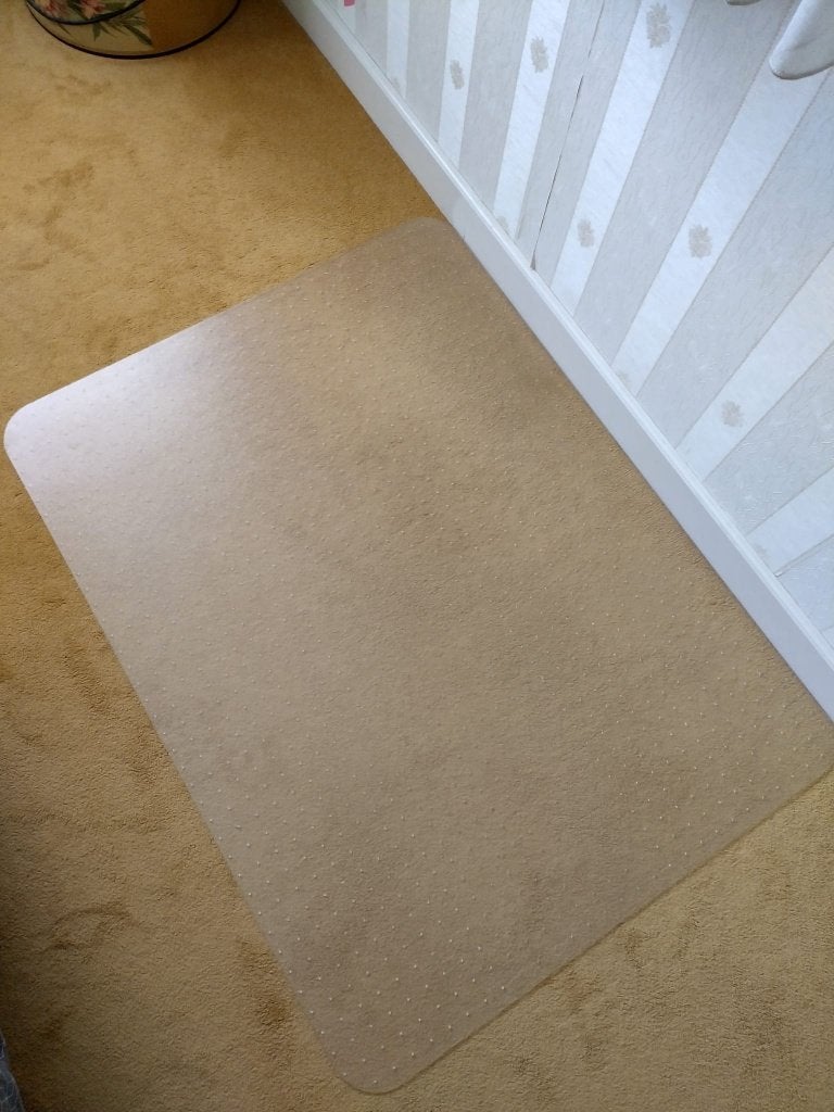 Stoelmat voor tapijt  (120 x 90 cm), Ophalen, Gebruikt