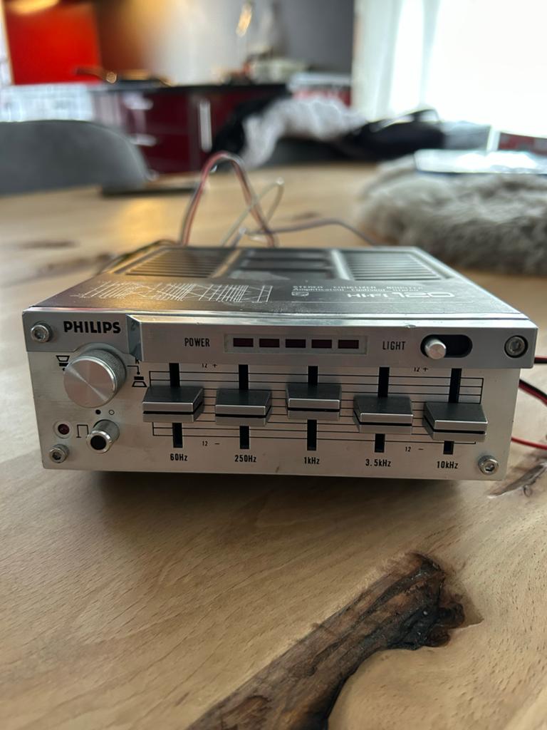 Philips Hi-Fi 120 Stereo Equalizer Booster, Audio, Tv en Foto, Overige merken, Gebruikt, Ophalen of Verzenden, Minder dan 60 watt