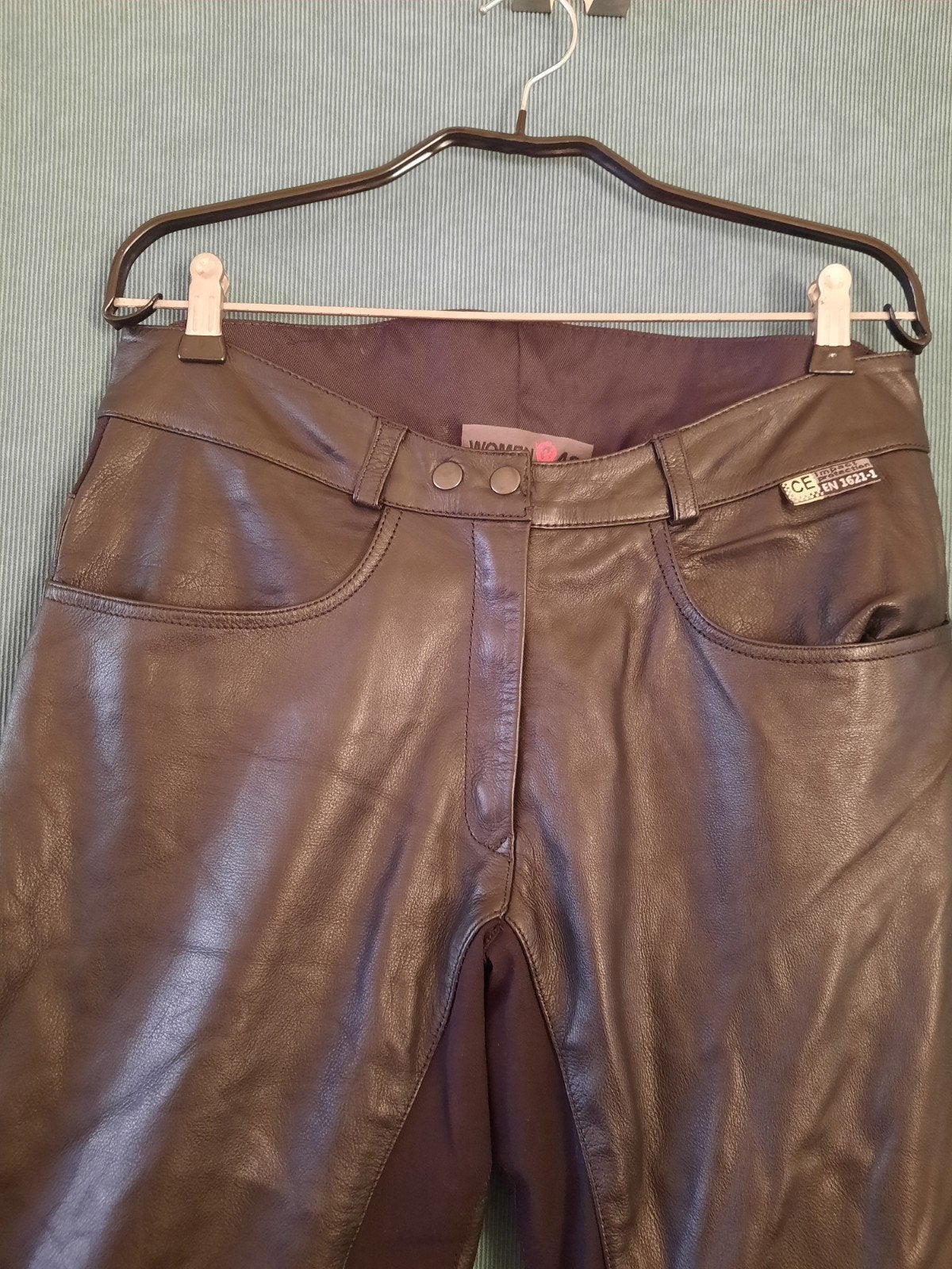 Dames leren motorbroek maat 40 - Evolution, Motoren, Evolution, Broek | leer, Ophalen of Verzenden, Dames