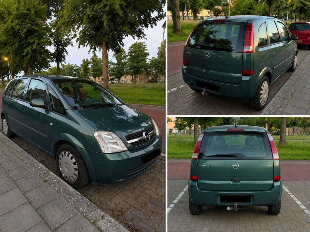 Opel Meriva 1.6 | Airco | Trekhaak | APK 30-05-2027 | 168dkm, Voorwielaandrijving, Stof, 4 cilinders, 4 stoelen