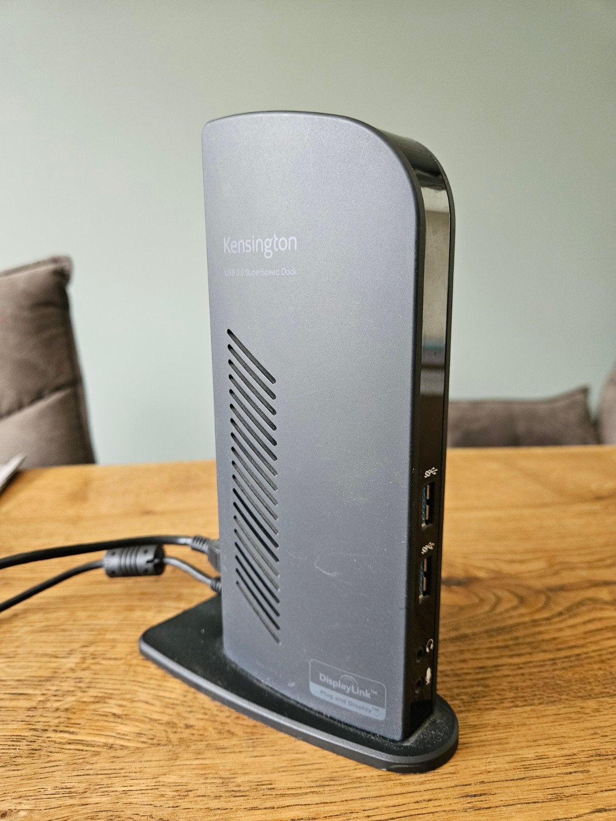 Kensington USB 3.0 SuperSpeed Dockingstation DisplayLink, Ophalen of Verzenden, Zo goed als nieuw, Docking station, Kensington