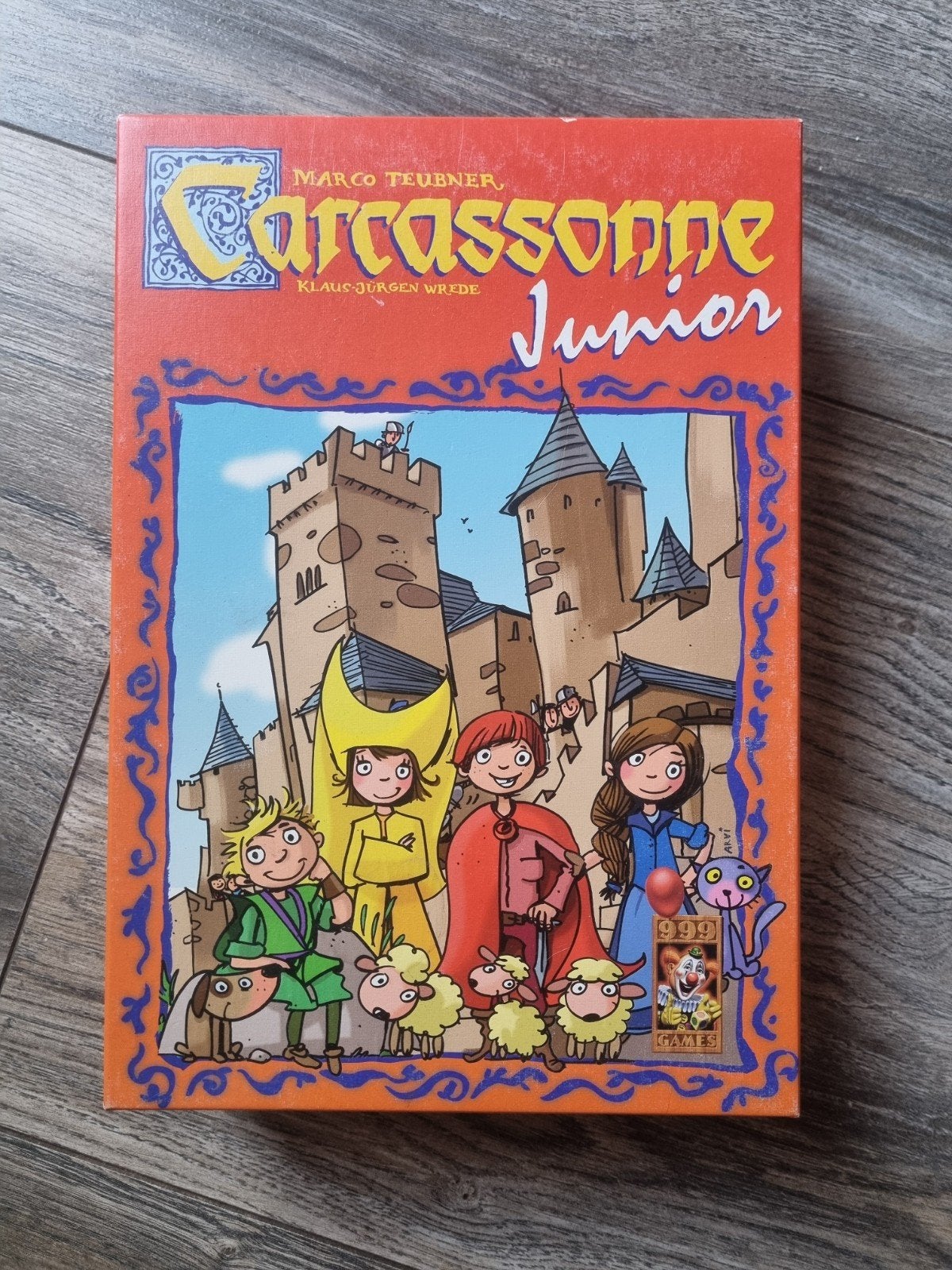 Carcassonne Junior Bordspel - Zo goed als nieuw, Drie of vier spelers, Ophalen of Verzenden, Zo goed als nieuw, 999 Games