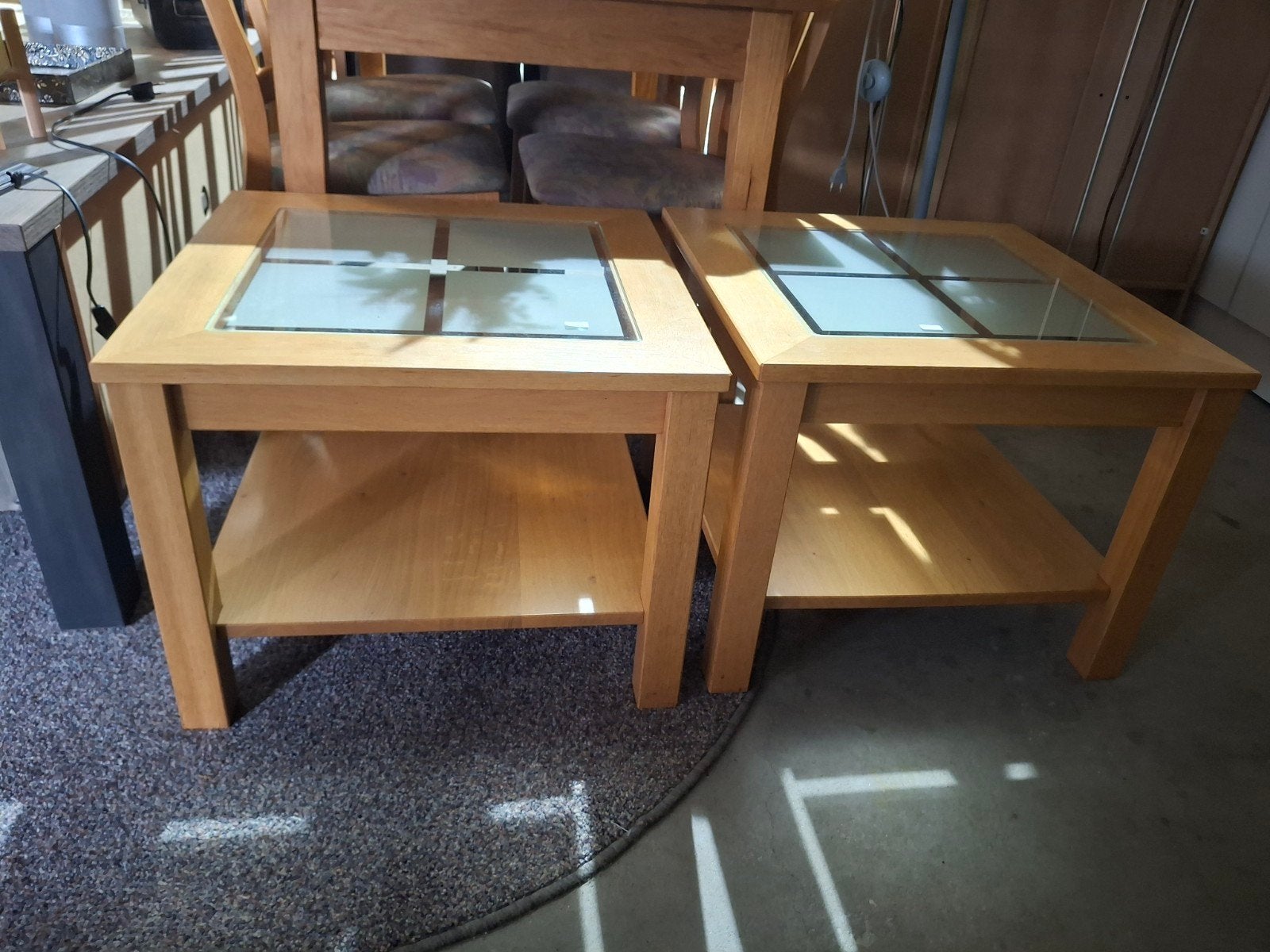 salontafel 2x, Ophalen, Vierkant, 50 tot 100 cm, 50 tot 100 cm
