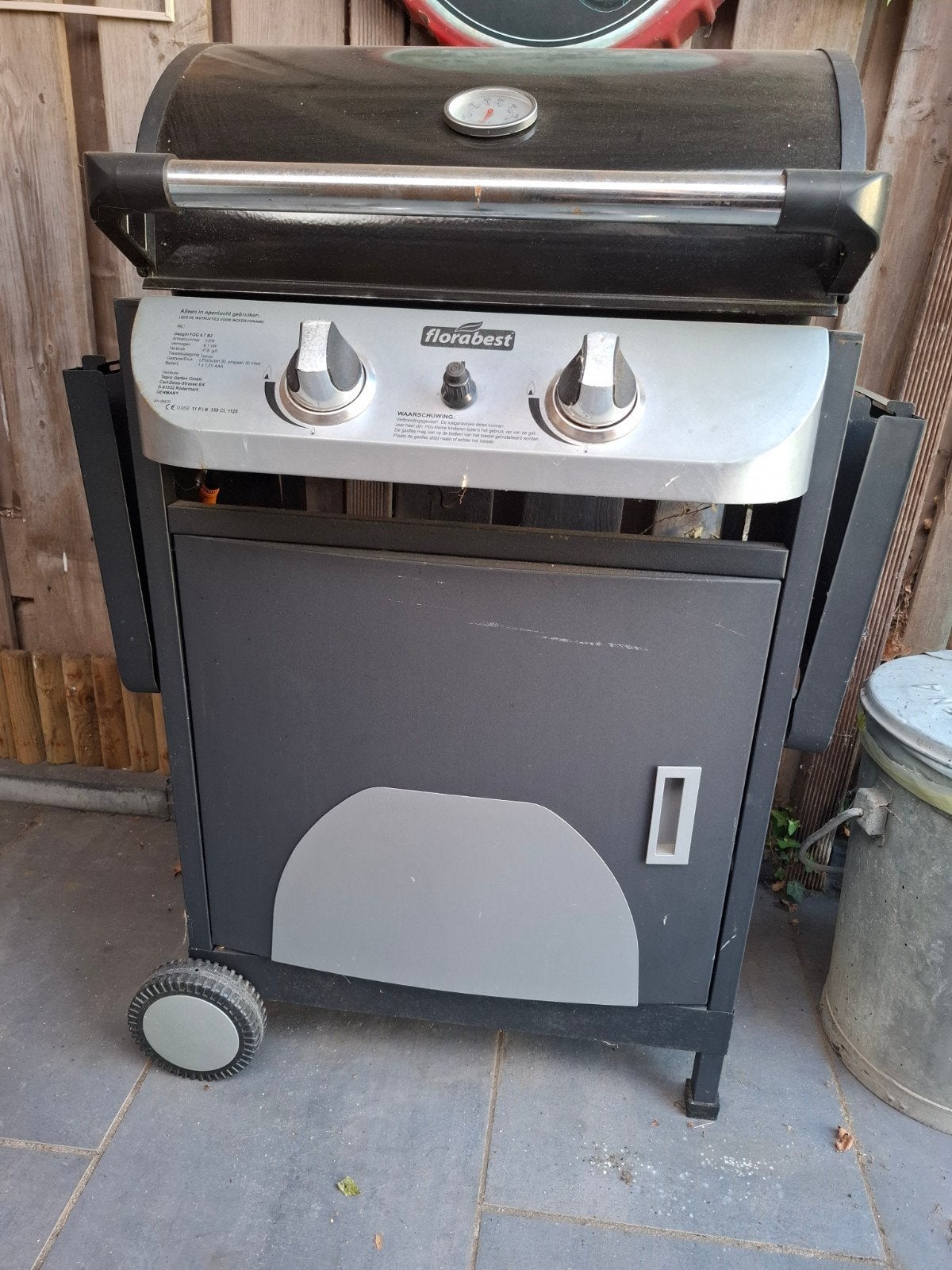 gasbarbecue, Ophalen, Gebruikt