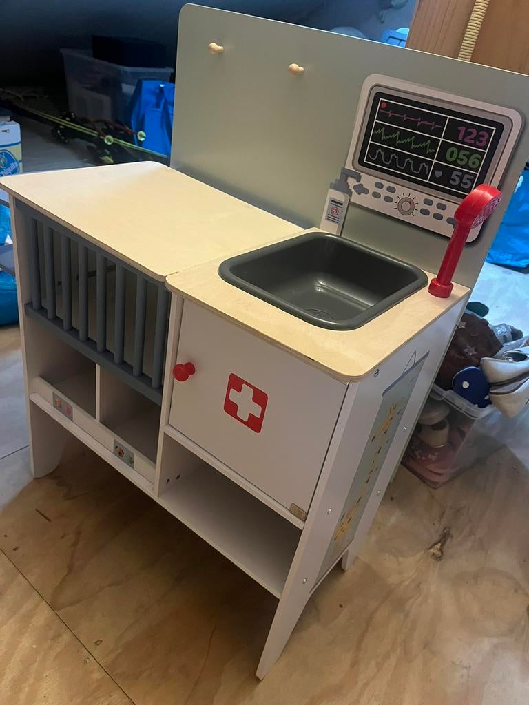 Doker / dierenarts voor kinderen, Ophalen, Gebruikt, Hout