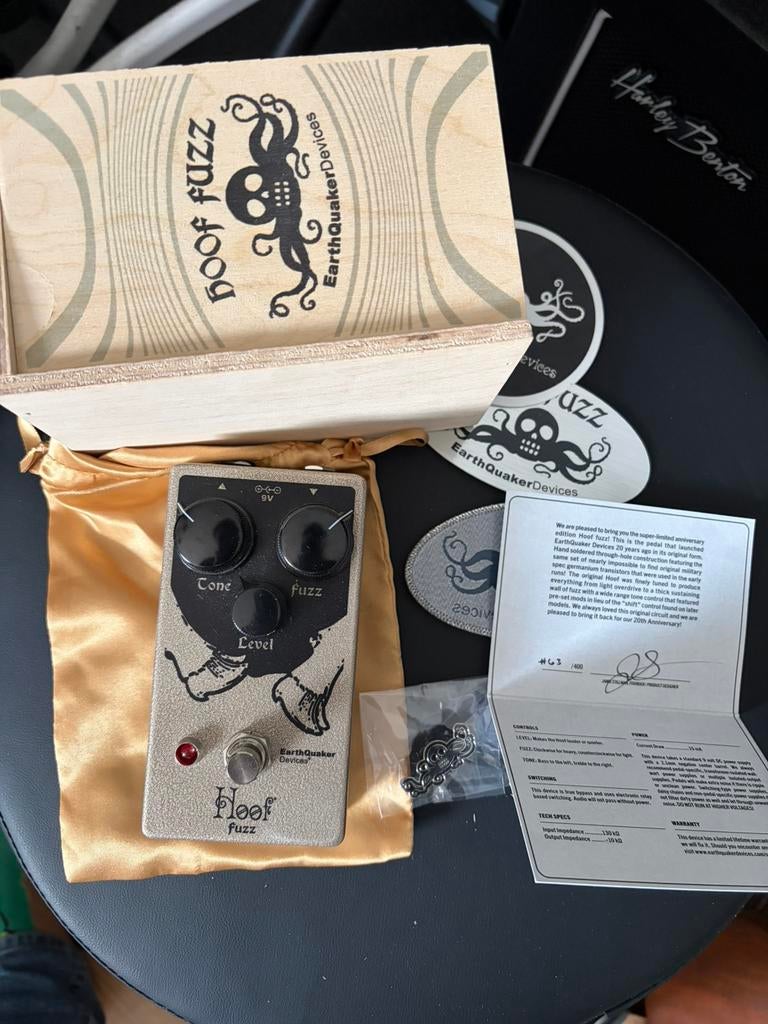 Earthquaker devices hoof fuzz limited edition, Ophalen of Verzenden, Zo goed als nieuw