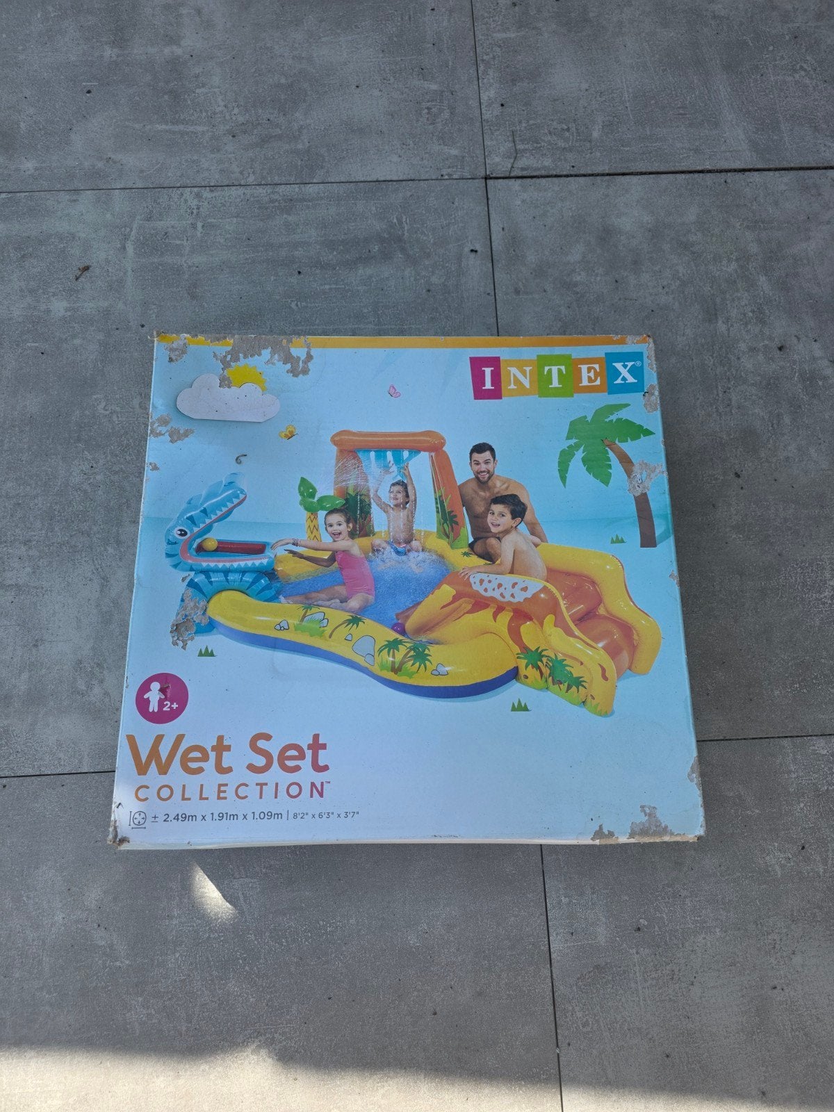Nieuw ongeopend -Intex Wet Set Zwembad - Dino Play Center, Minder dan 80 cm, Opblaaszwembad, Nieuw, Ophalen of Verzenden