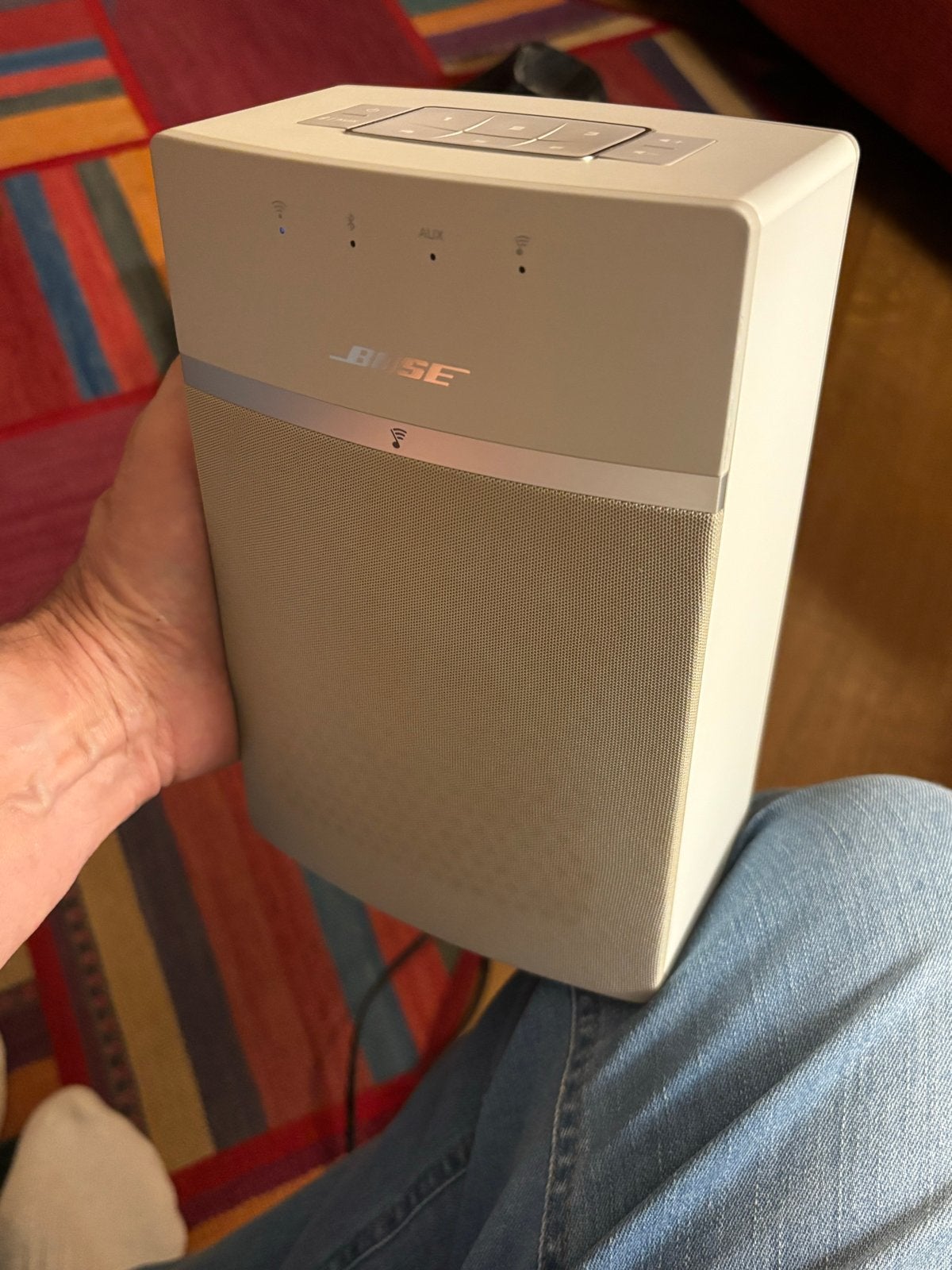 Bose SoundTouch 10 - Subliem geluid via AUX of Bluetooth, Ophalen of Verzenden, Zo goed als nieuw, Draagbare speaker, Bose