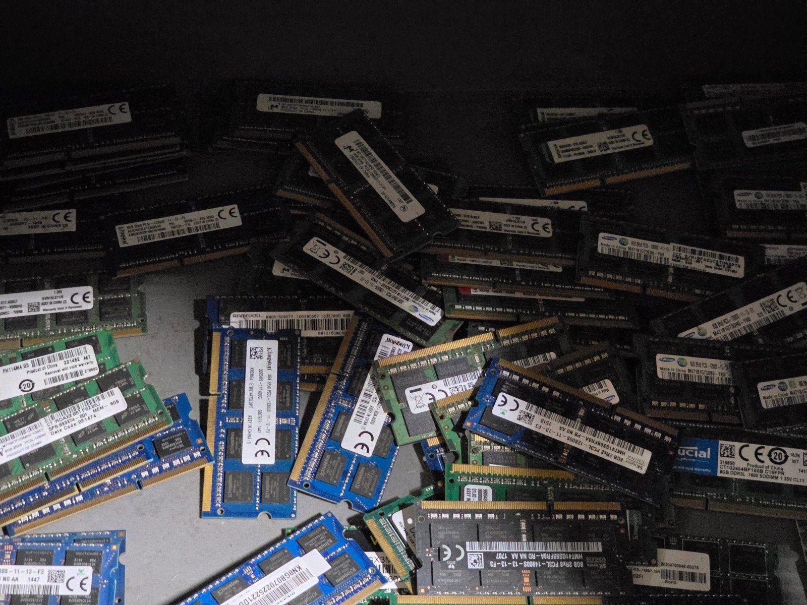 Verschillende merken 8gb laptop ram geheugen 12800s pc3L ddr, Computers en Software, Gebruikt, ., 8 GB, DDR3