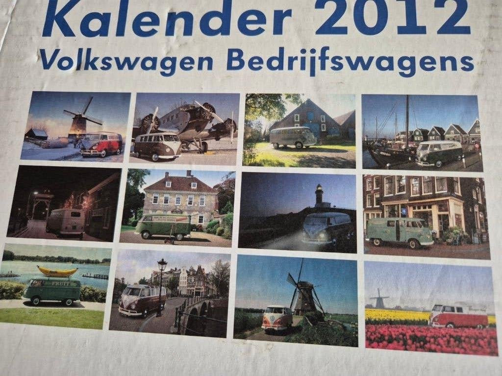 Kalender 2012 - Volkswagen bedrijfswagens, Ophalen of Verzenden, Zo goed als nieuw, Auto's