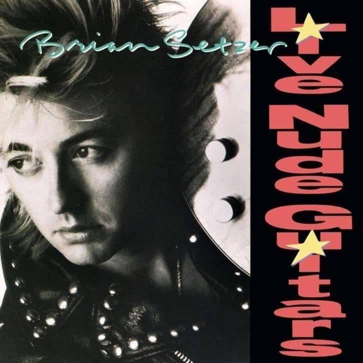 CD: Brian Setzer (Stray Cats) – Live Nude Guitars (ZGAN), Ophalen of Verzenden, Zo goed als nieuw, Poprock