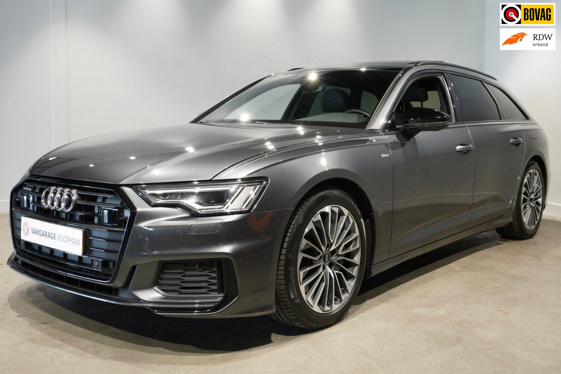 Audi A6 Avant 50 TFSI e quattro S Competition edition Pano|A, Auto's, Automaat, Gebruikt, 4 cilinders, Leder en Stof