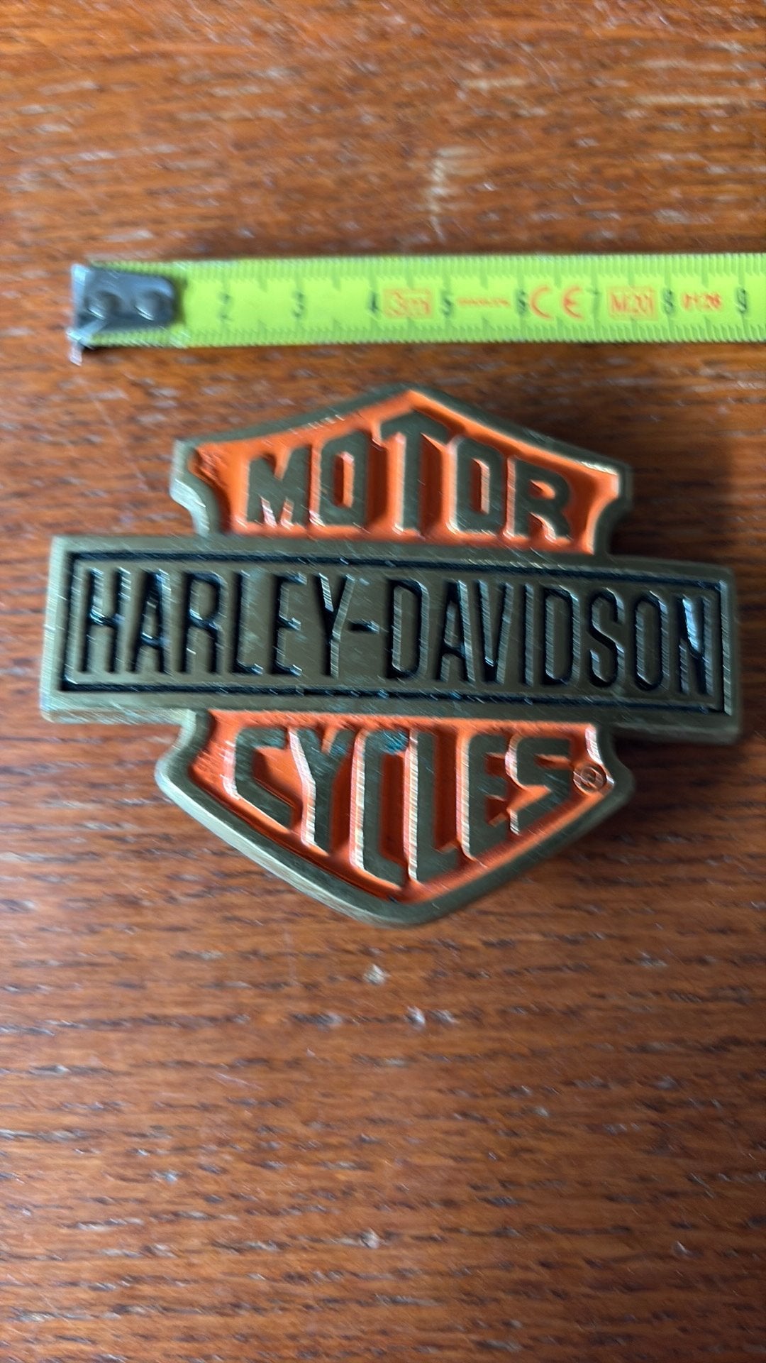 Buckle Riemgesp Harley Davidson Solid Brass, Kleding | Heren, Ophalen of Verzenden, Nieuw, Overige kleuren, Minder dan 95 cm