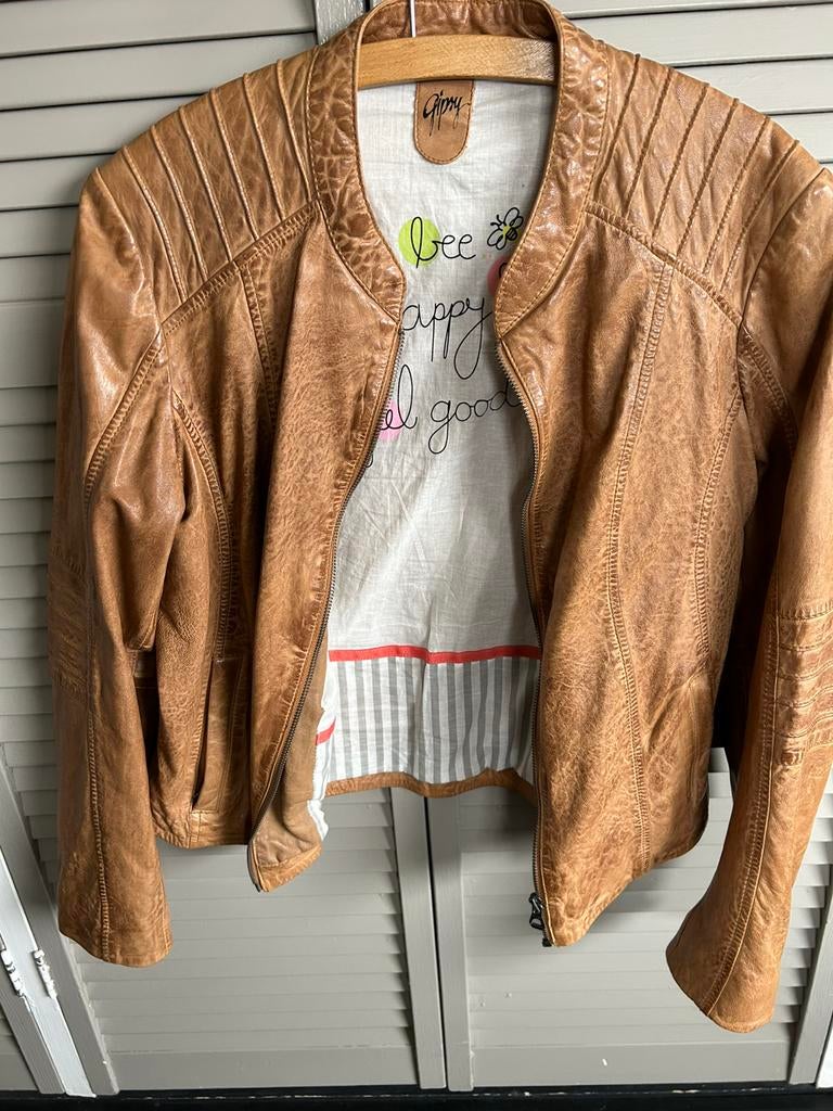 Leren jasje Gypsy, Kleding | Dames, Ophalen of Verzenden, Zo goed als nieuw, Maat 42/44 (L), Overige kleuren