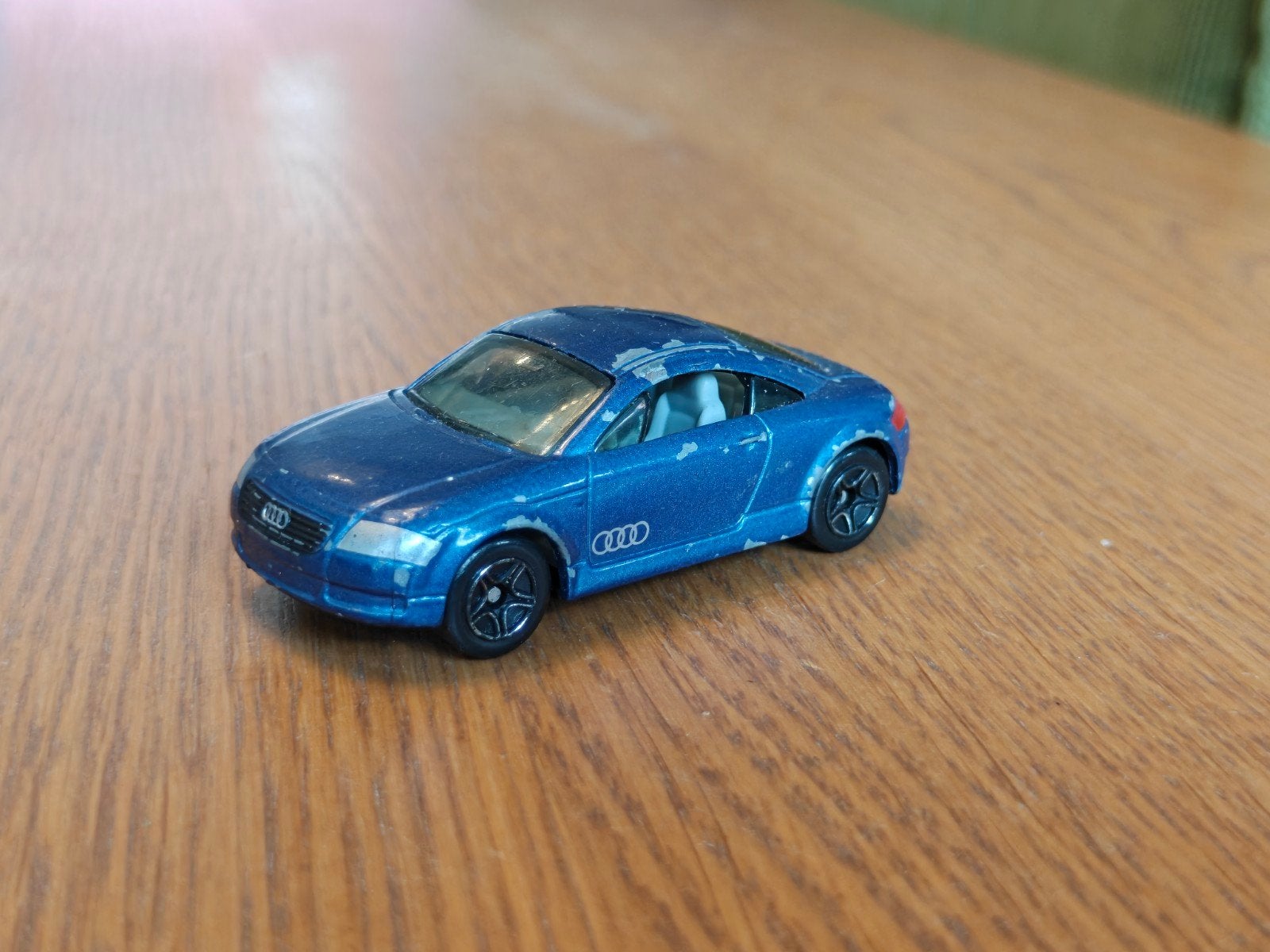 Matchbox Audi TT BLAUW, Ophalen of Verzenden, Zo goed als nieuw, Auto