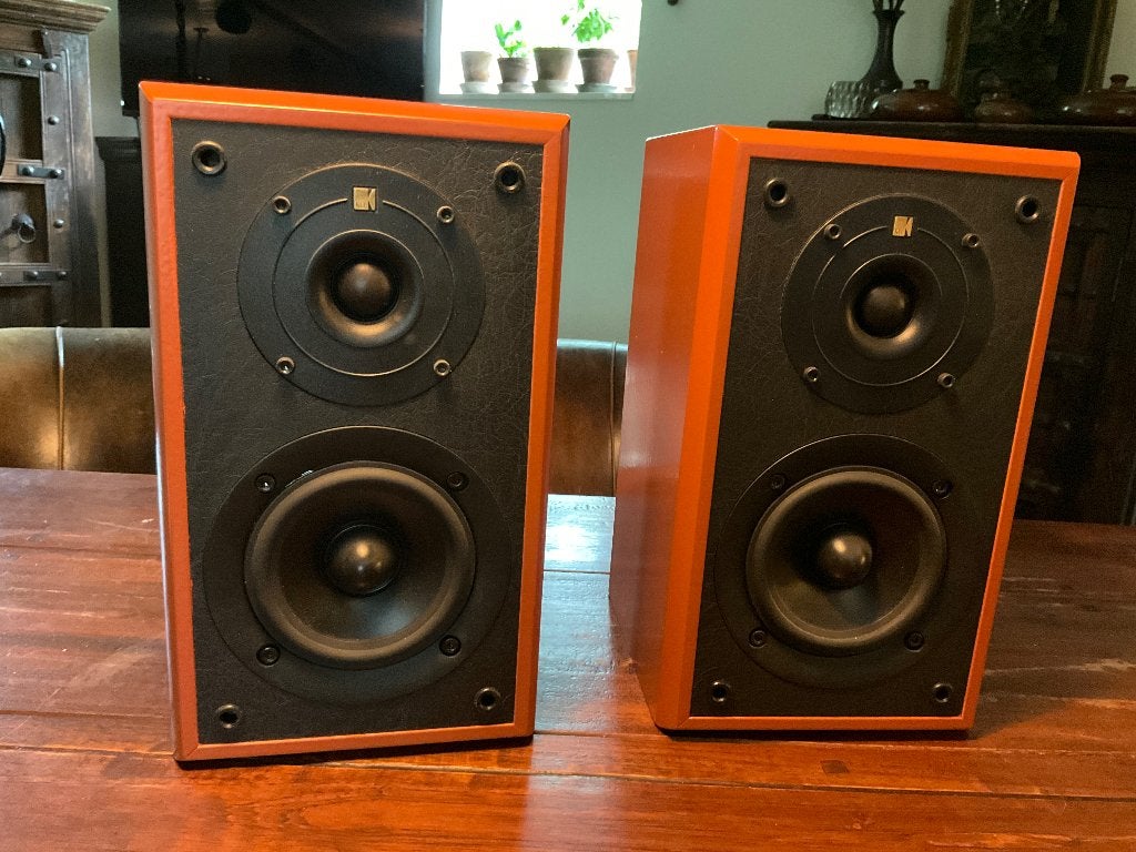 Set Kef Cresta 1 luidsprekers, Audio, Tv en Foto, Luidsprekers, Stereo speakers, Gebruikt, 60 tot 120 watt, Basreflex