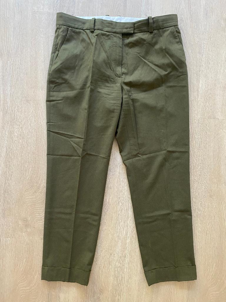 COS Wollen Broek Pantelon | olijf groen | maat 44, COS, Maat 42/44 (L), Ophalen of Verzenden, Zo goed als nieuw