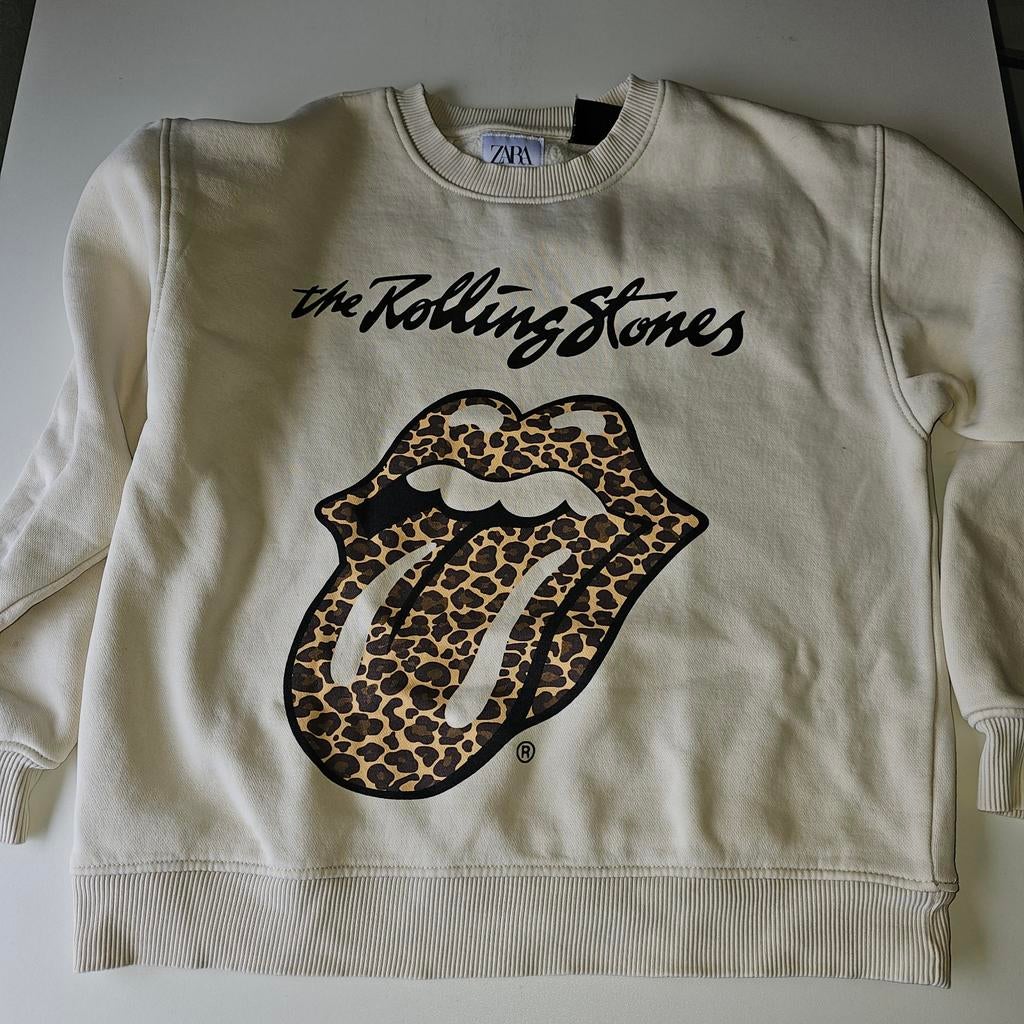 Rolling Stones trui vd zara 152, Ophalen of Verzenden, Zo goed als nieuw, Jongen, Trui of Vest