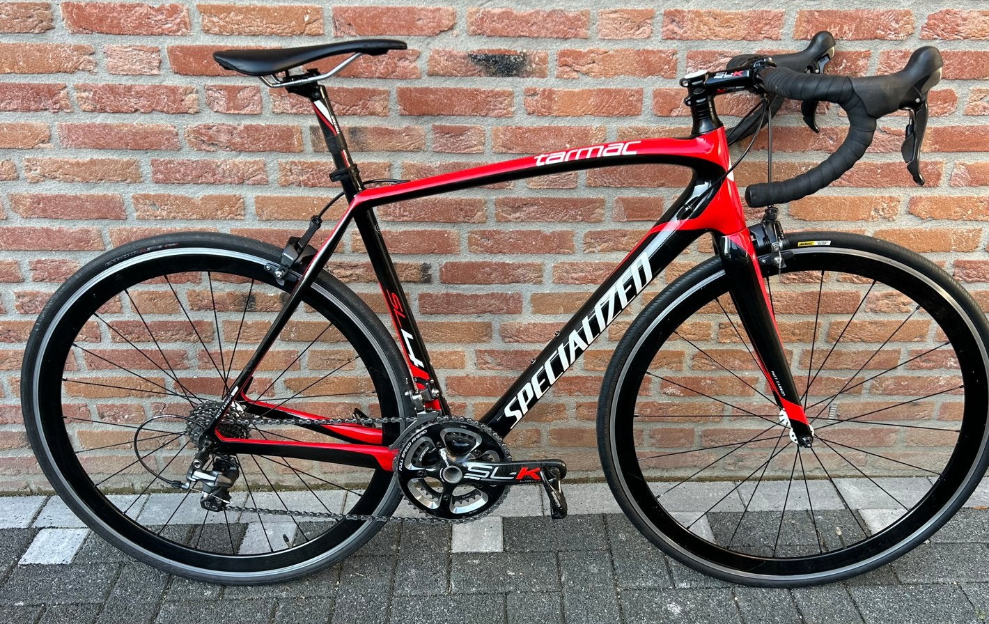 Specialized Tarmac Comp SL4 Mt 56, Carbon, Zo goed als nieuw, Meer dan 20 versnellingen, 53 tot 57 cm