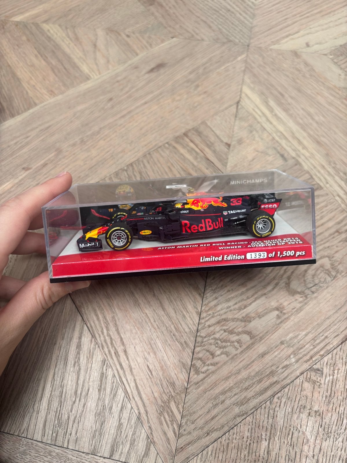 Minichamps Red Bull RB14 Max Verstappen Oostenrijk 2018, Ophalen of Verzenden, Nieuw, Overige typen