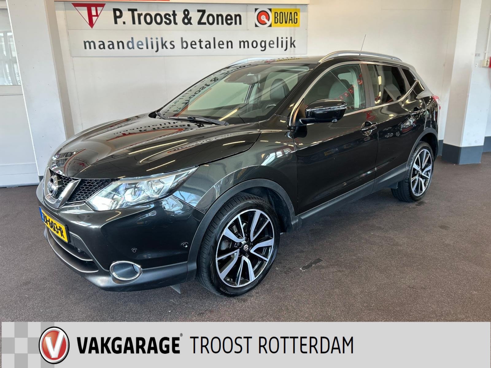 Nissan QASHQAI 1.2 Tekna Automaat | Panoramadak | Lederen be, Auto's, Gebruikt, 4 cilinders, Met garantie (alle), 116 pk