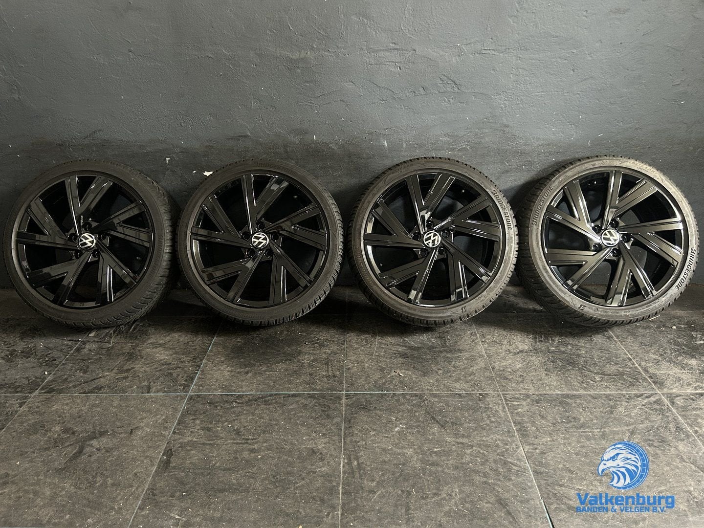 6-7mm! Originele VW Golf 8 GTI 5H Bergamo 18 inch zwarte vel, 18 inch, Gebruikt, -, -