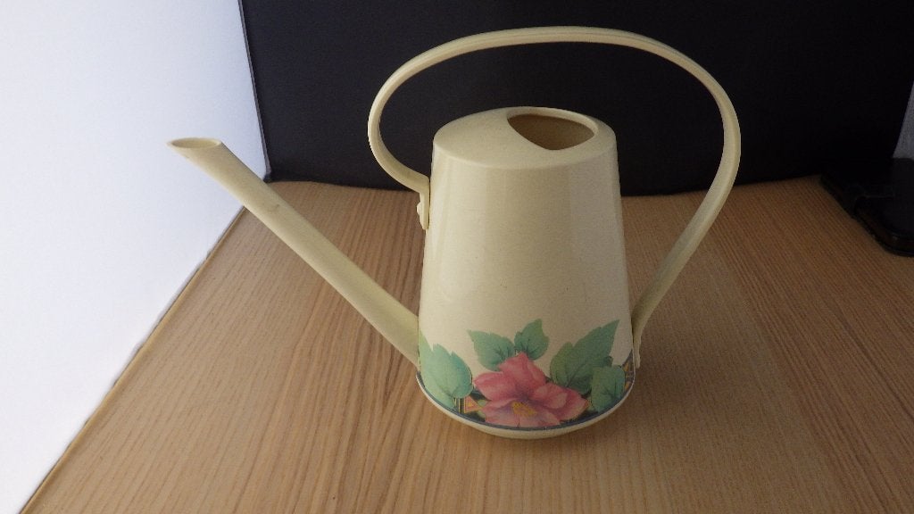 mooie retro gieter met bloemmotief, Ophalen of Verzenden, Huis en Inrichting