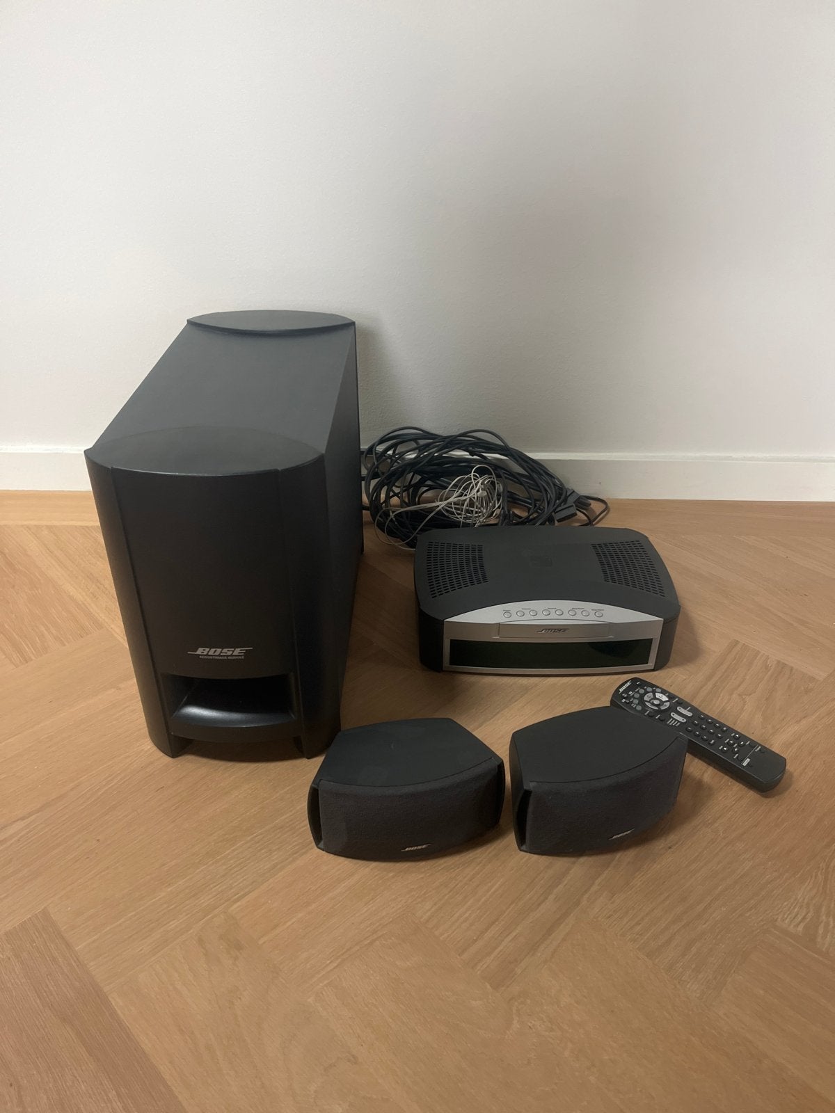 Compleet Bose Stereoset met Acoustimass Module, Gebruikt, Losse componenten, Speakers, Ophalen